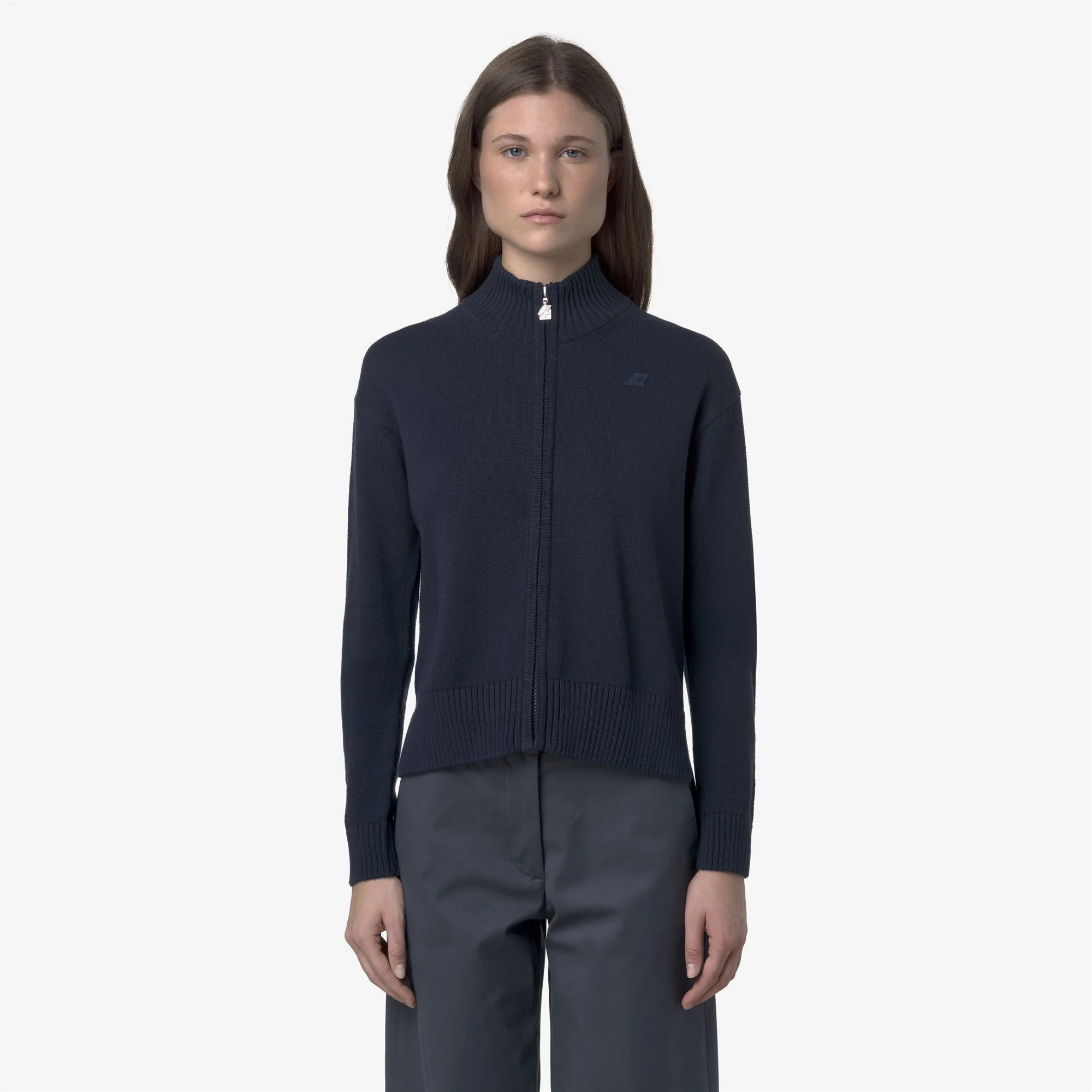BETINNE COTTON CASHMERE - KNITWEAR - Jacket - Woman - BLUE DRESS - Image 3