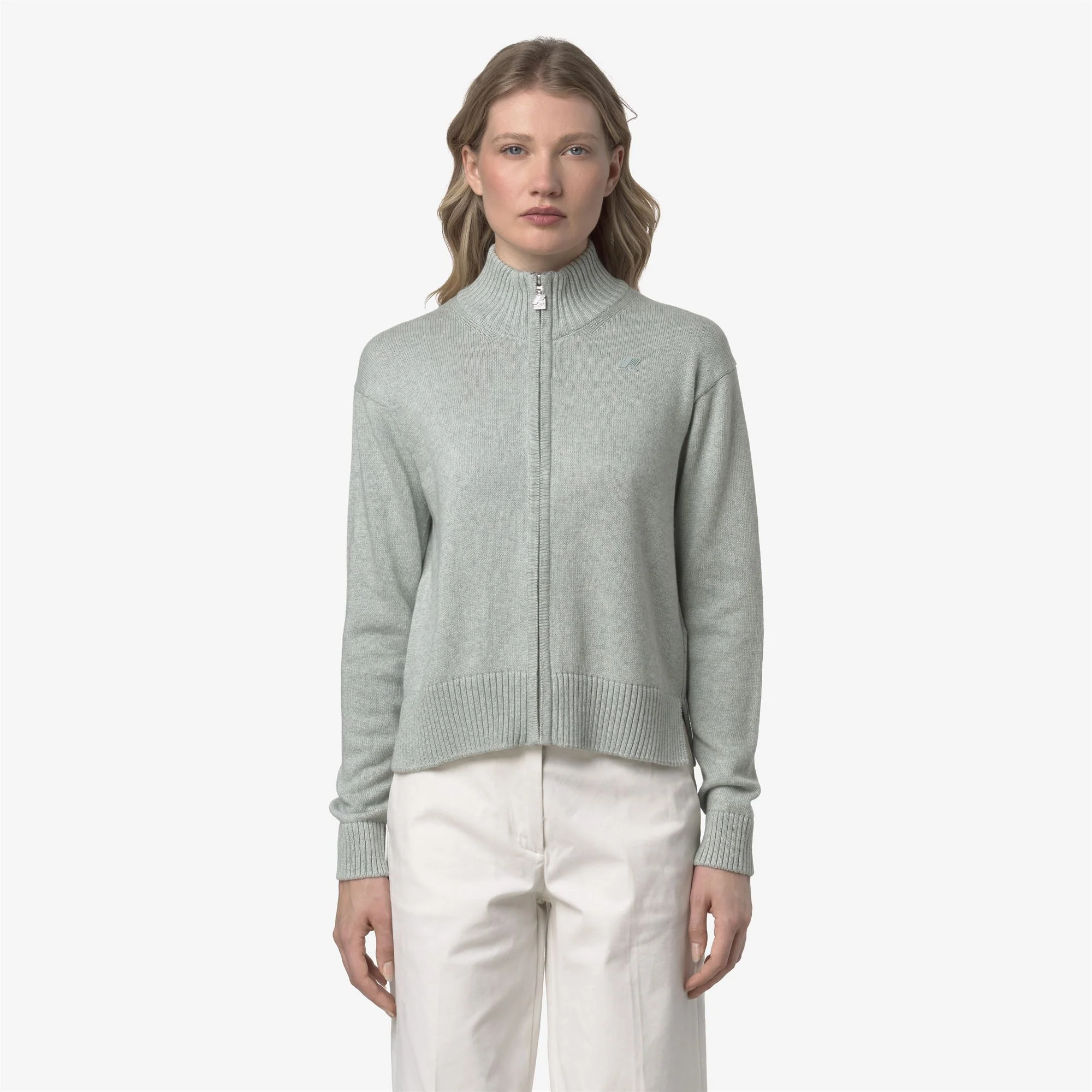 BETINNE COTTON CASHMERE - KNITWEAR - Jacket - Woman - GREY GREY MEL - Image 3