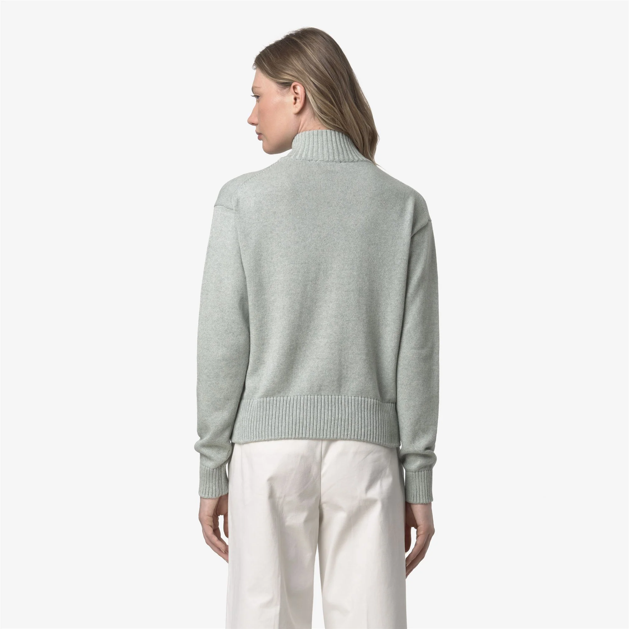 BETINNE COTTON CASHMERE - KNITWEAR - Jacket - Woman - GREY GREY MEL - Image 5