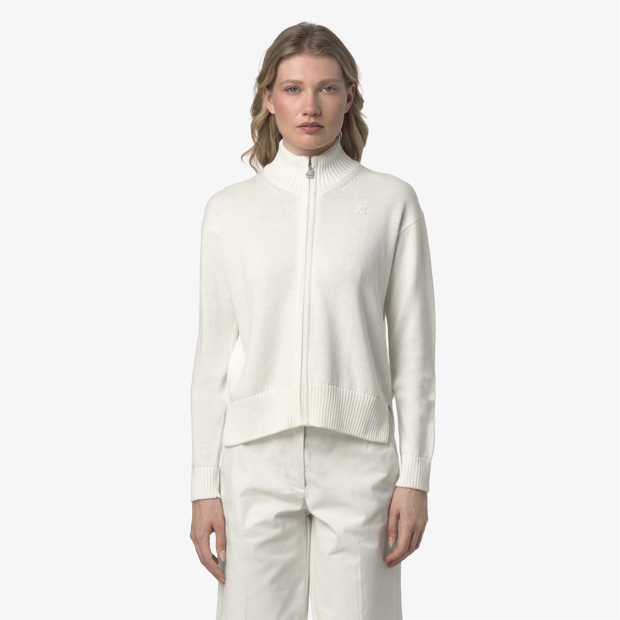 BETINNE COTTON CASHMERE - KNITWEAR - Jacket - Woman - WHITE GARDENIA - Image 3