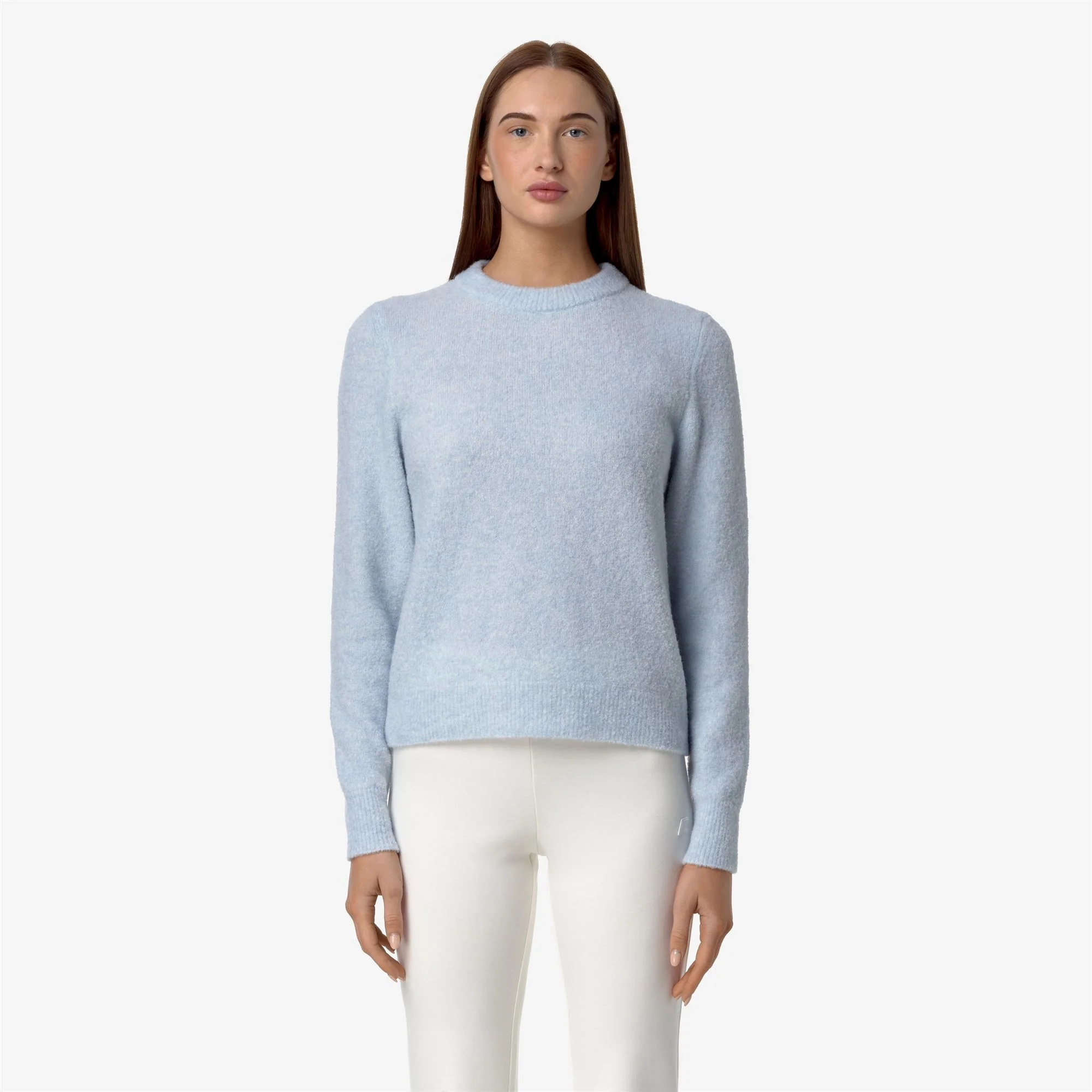 CLARISSE WOOL MERINO BOUCLE - KNITWEAR - Pull  Over - Woman - BLUE BALLAD - Image 3