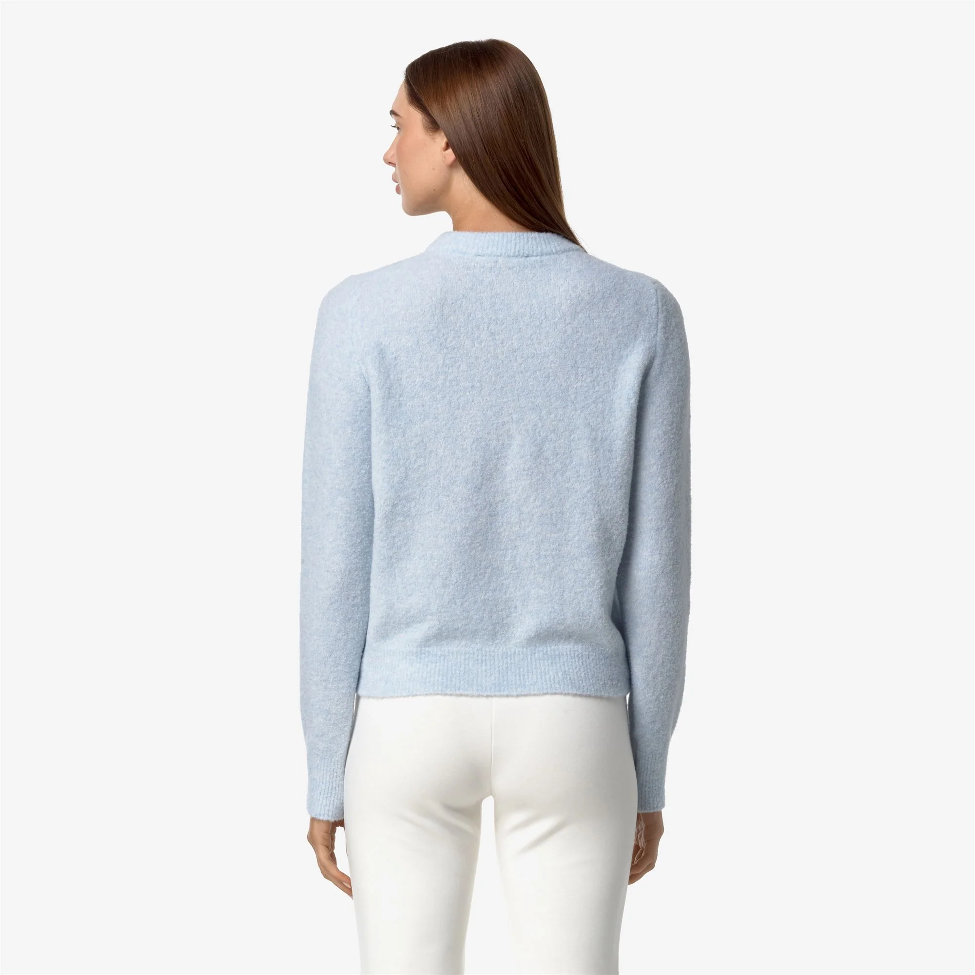 CLARISSE WOOL MERINO BOUCLE - KNITWEAR - Pull  Over - Woman - BLUE BALLAD - Image 5