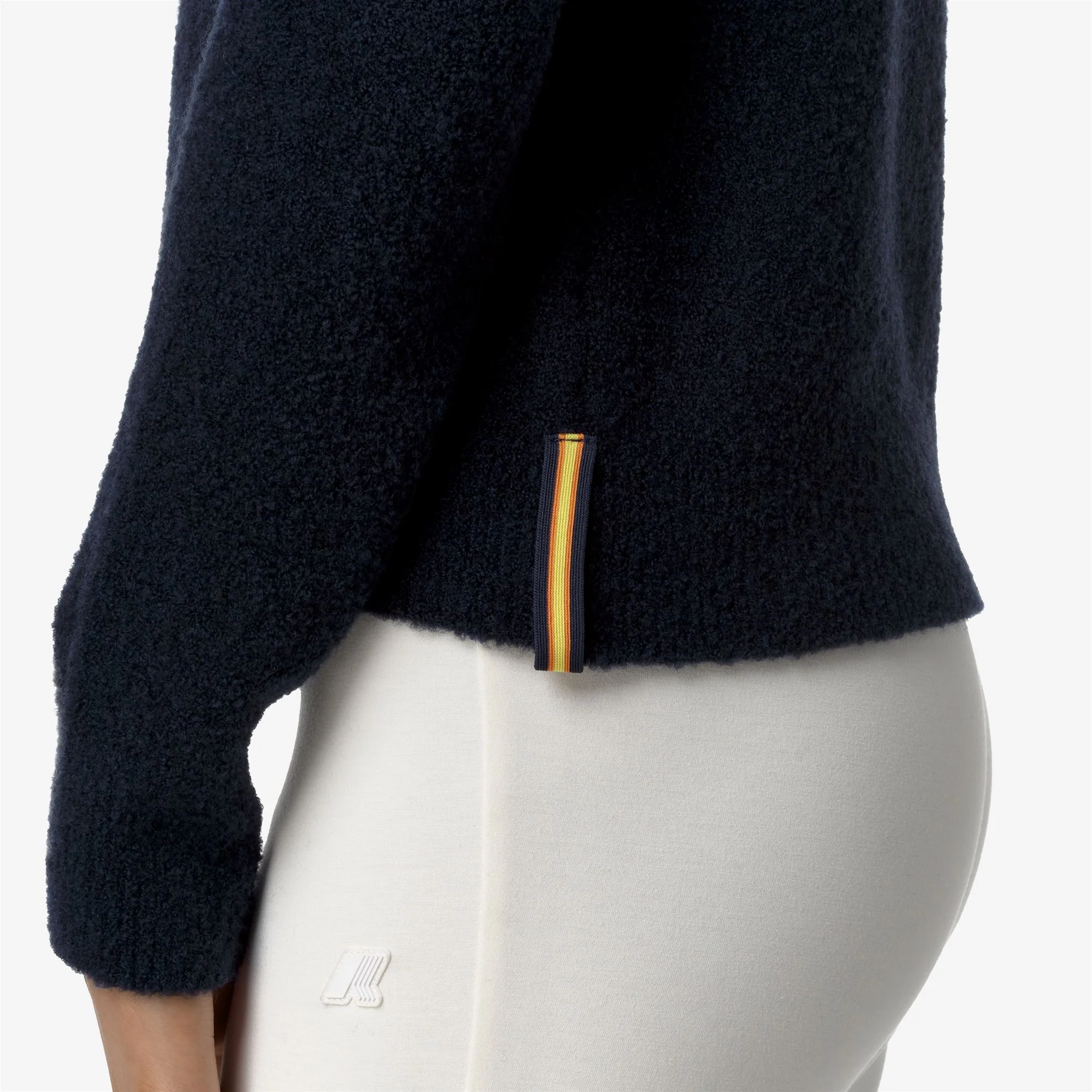 CLARISSE WOOL MERINO BOUCLE - KNITWEAR - Pull  Over - Woman - BLUE DEPTH - Image 2