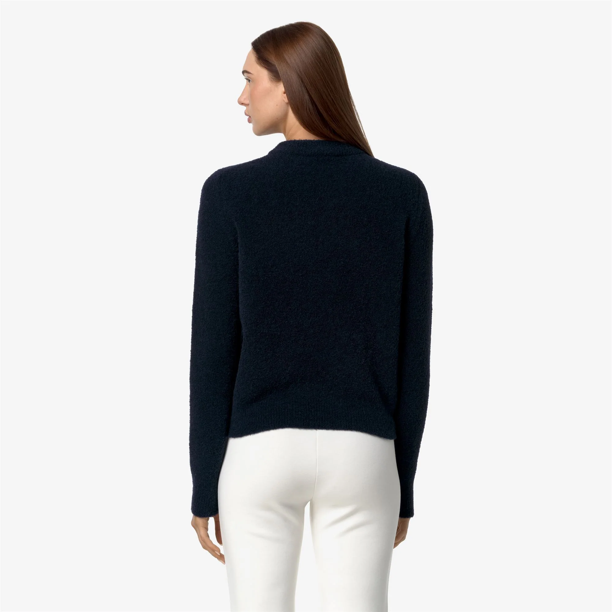 CLARISSE WOOL MERINO BOUCLE - KNITWEAR - Pull  Over - Woman - BLUE DEPTH - Image 5