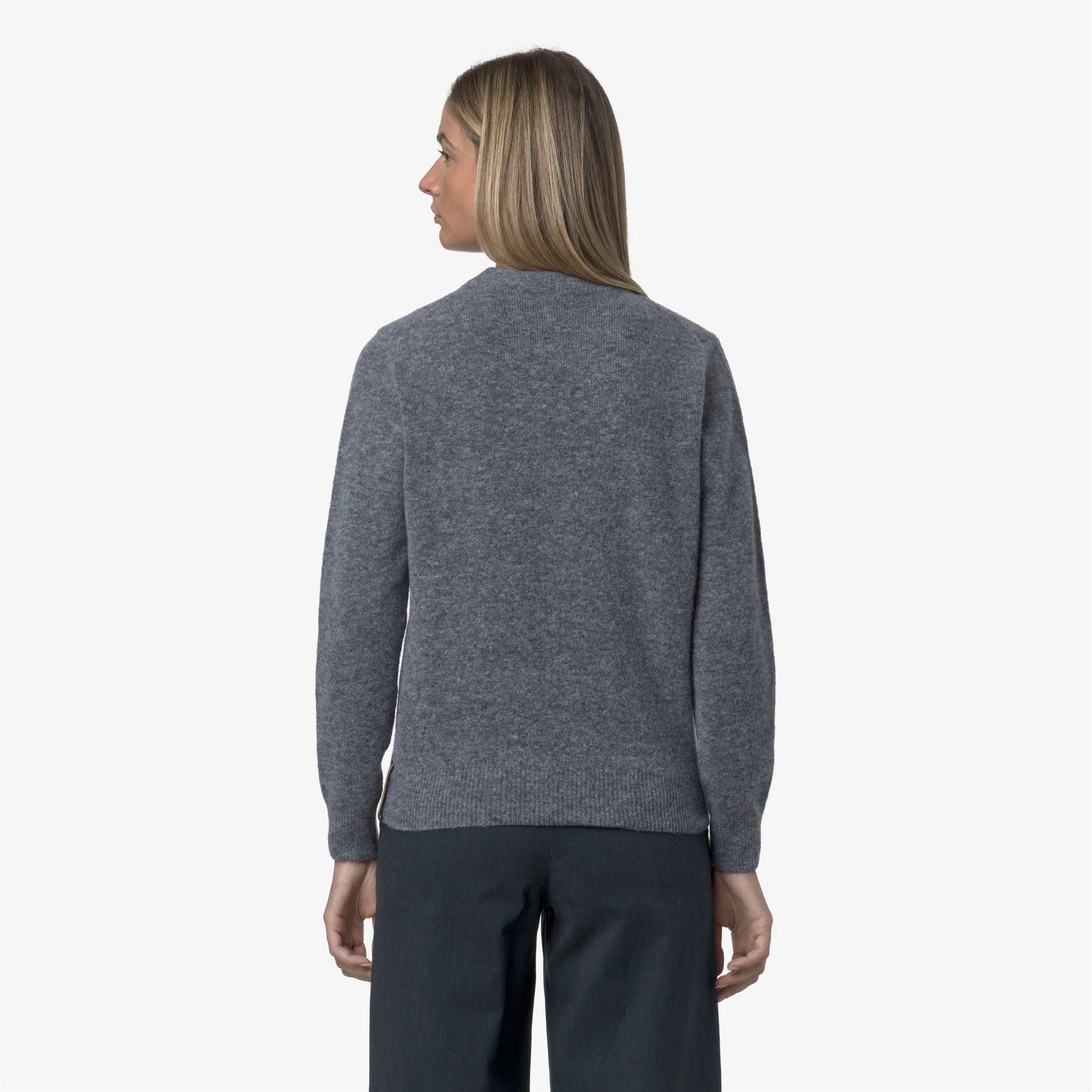 CLARISSE WOOL STRETCH - KNITWEAR - Pull  Over - Woman - BLUE WILD MIX - Image 5