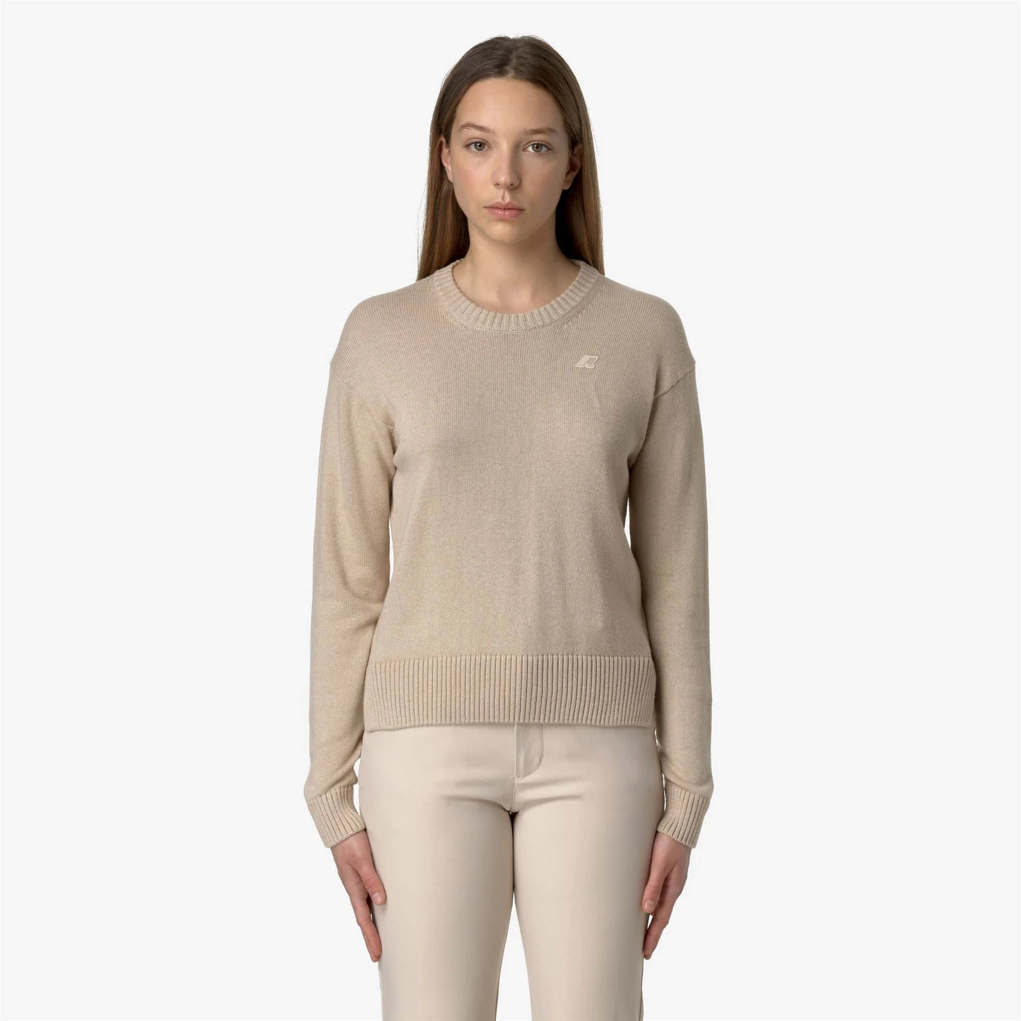 DOMITINE COTTON CASHMERE - KNITWEAR - Pull  Over - Woman - BEIGE - Image 3