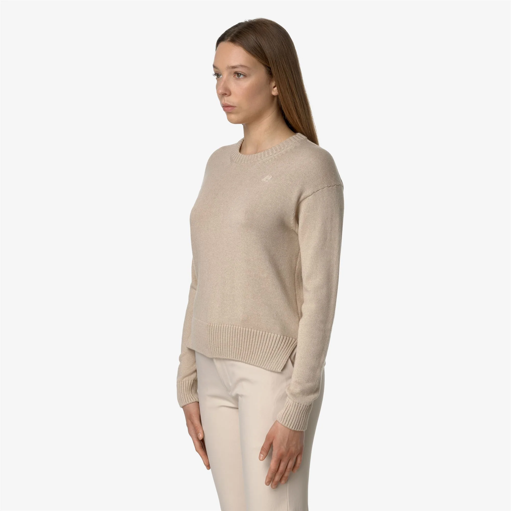 DOMITINE COTTON CASHMERE - KNITWEAR - Pull  Over - Woman - BEIGE - Image 4