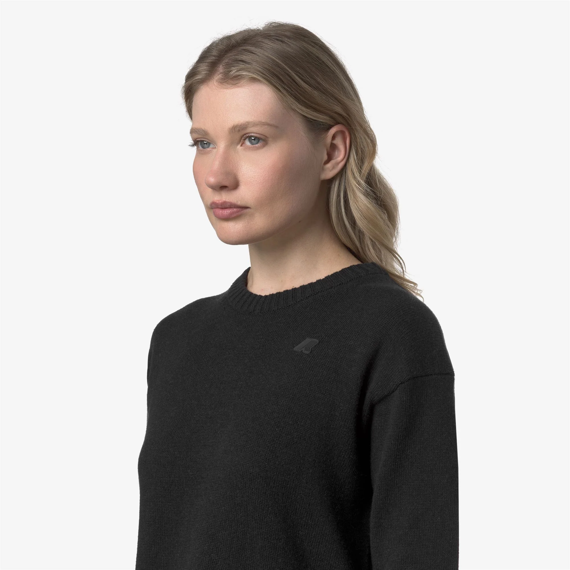 DOMITINE COTTON CASHMERE - KNITWEAR - Pull  Over - Woman - BLACK MEL - Image 2