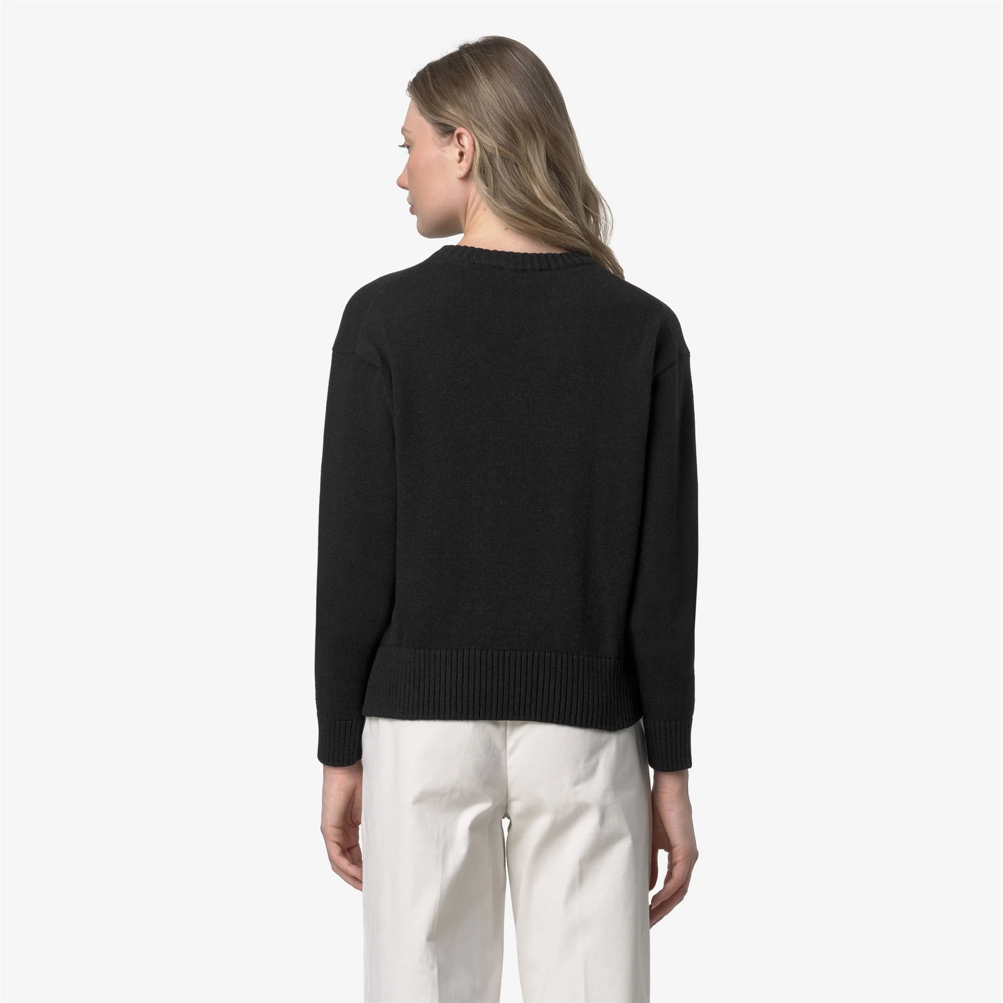 DOMITINE COTTON CASHMERE - KNITWEAR - Pull  Over - Woman - BLACK MEL - Image 5