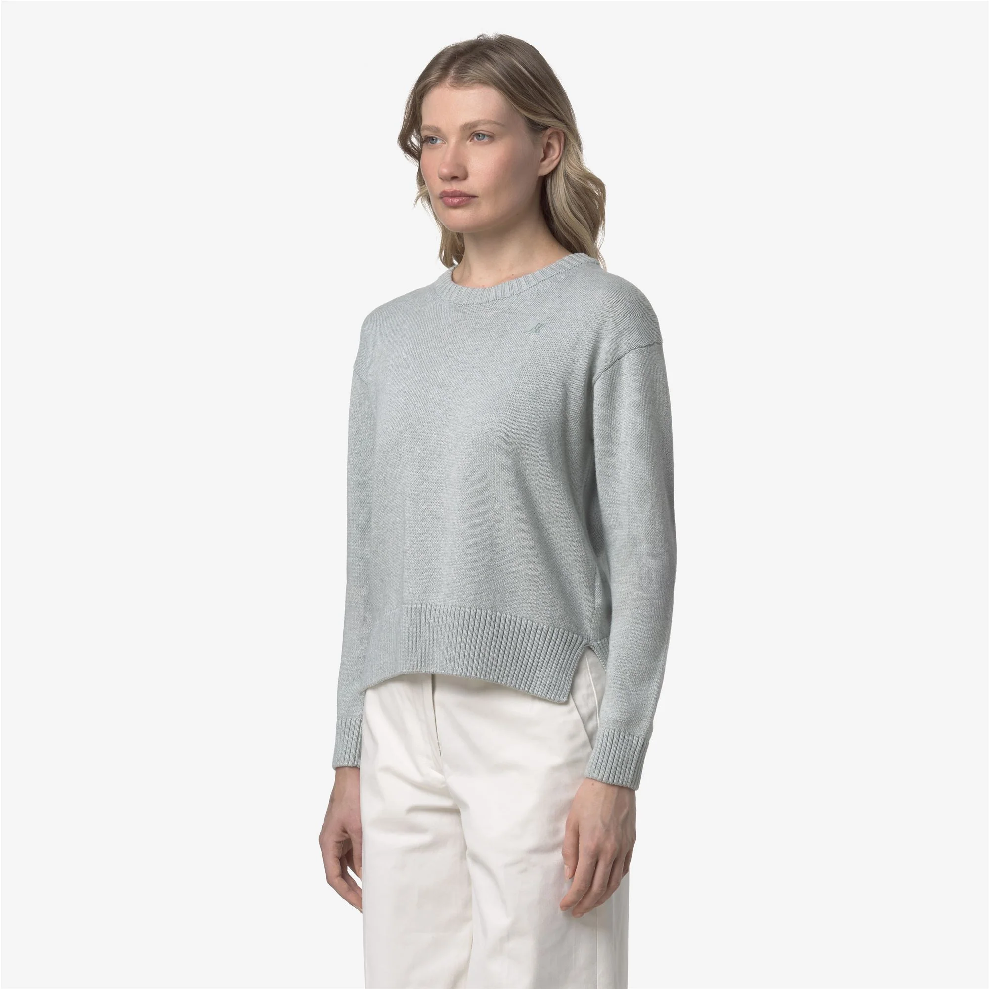 DOMITINE COTTON CASHMERE - KNITWEAR - Pull  Over - Woman - GREY GREY MEL - Image 4