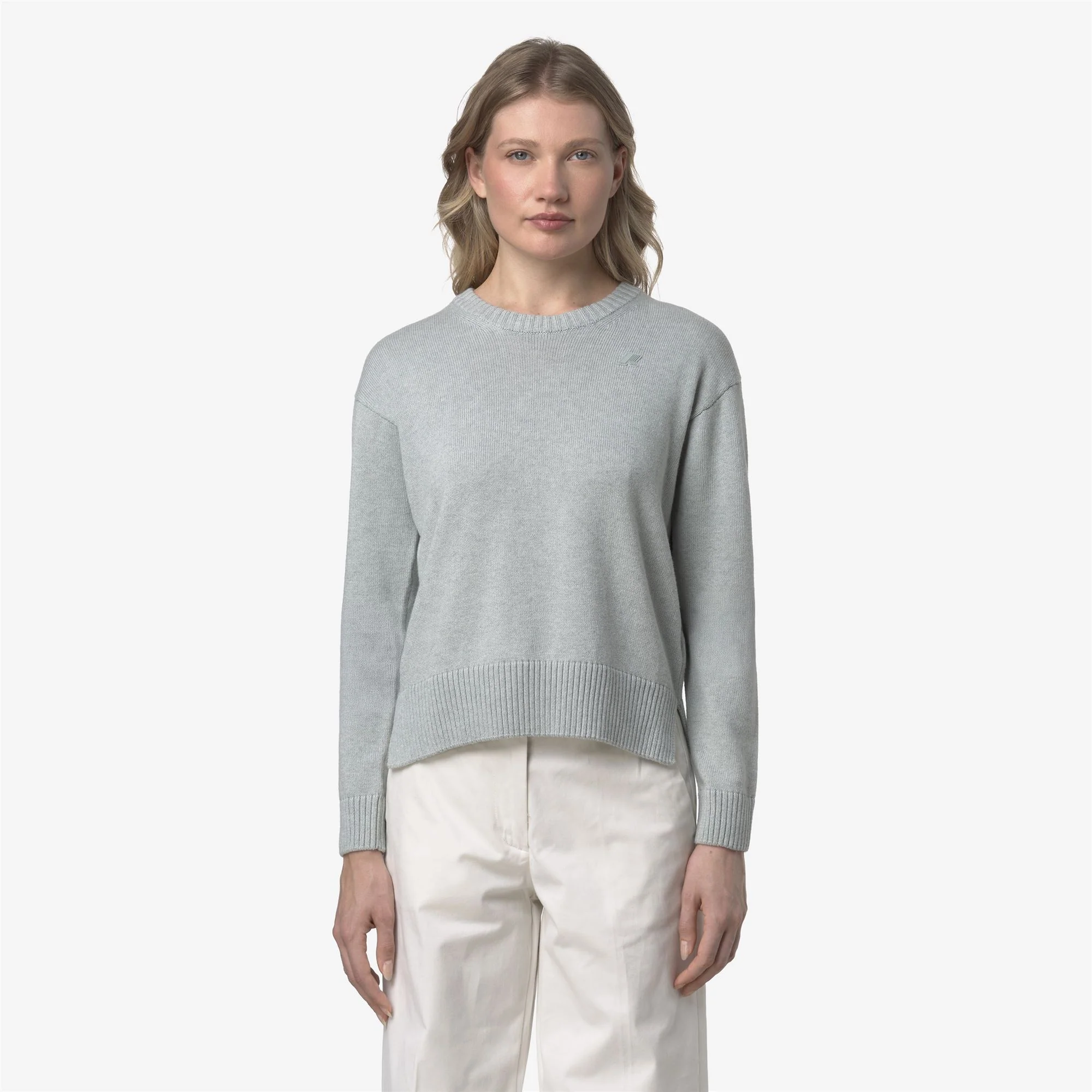 DOMITINE COTTON CASHMERE - KNITWEAR - Pull  Over - Woman - GREY GREY MEL - Image 5