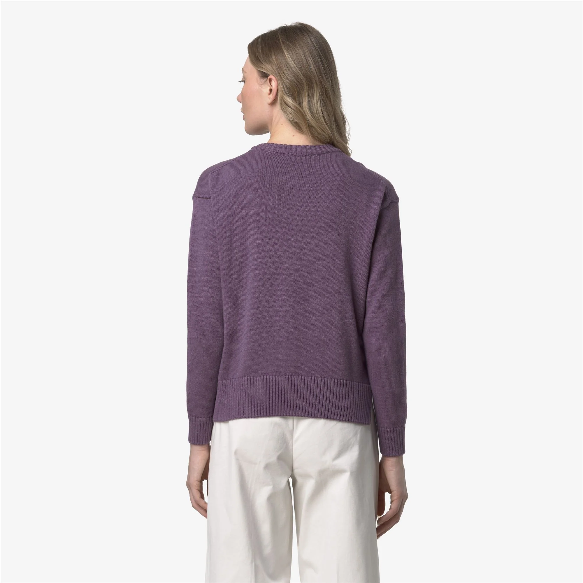 DOMITINE COTTON CASHMERE - KNITWEAR - Pull  Over - Woman - VIOLET DK - Image 5
