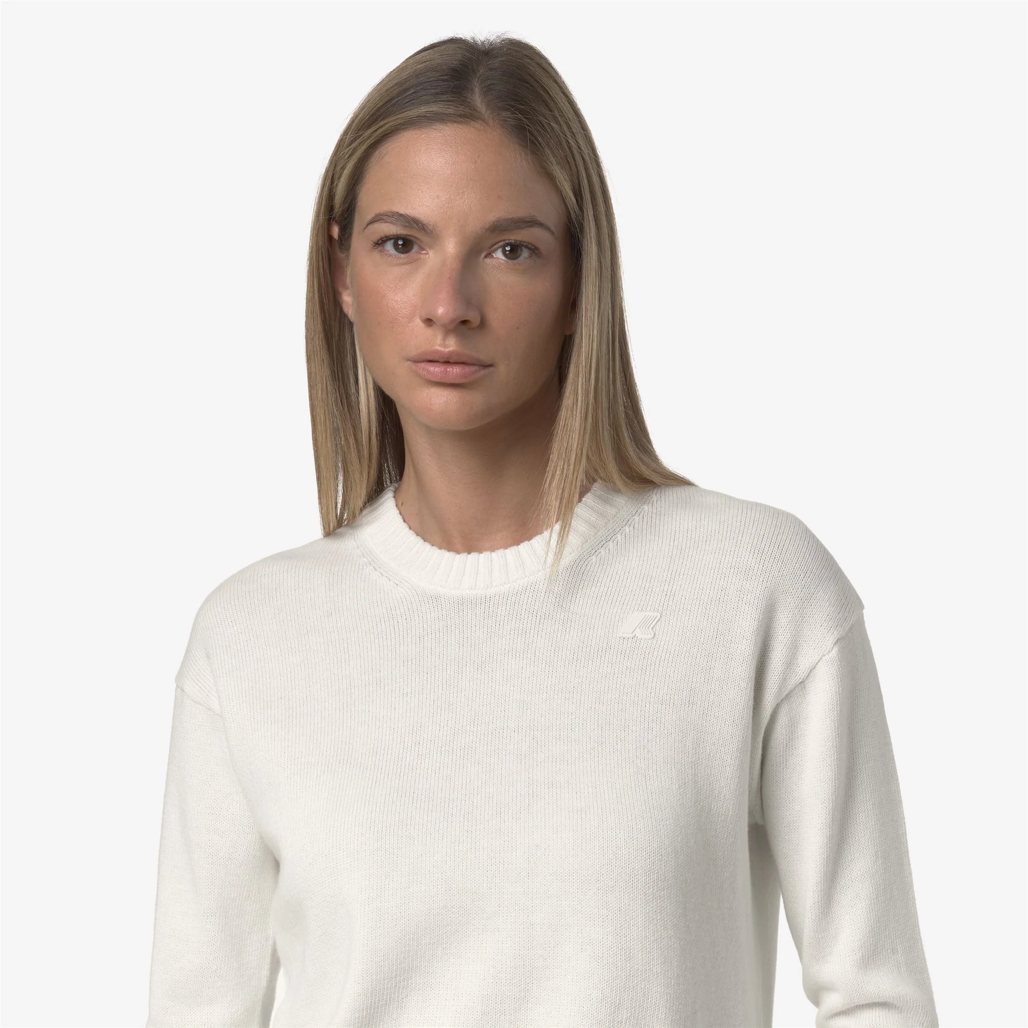 DOMITINE COTTON CASHMERE - KNITWEAR - Pull  Over - Woman - WHITE GARDENIA - Image 2