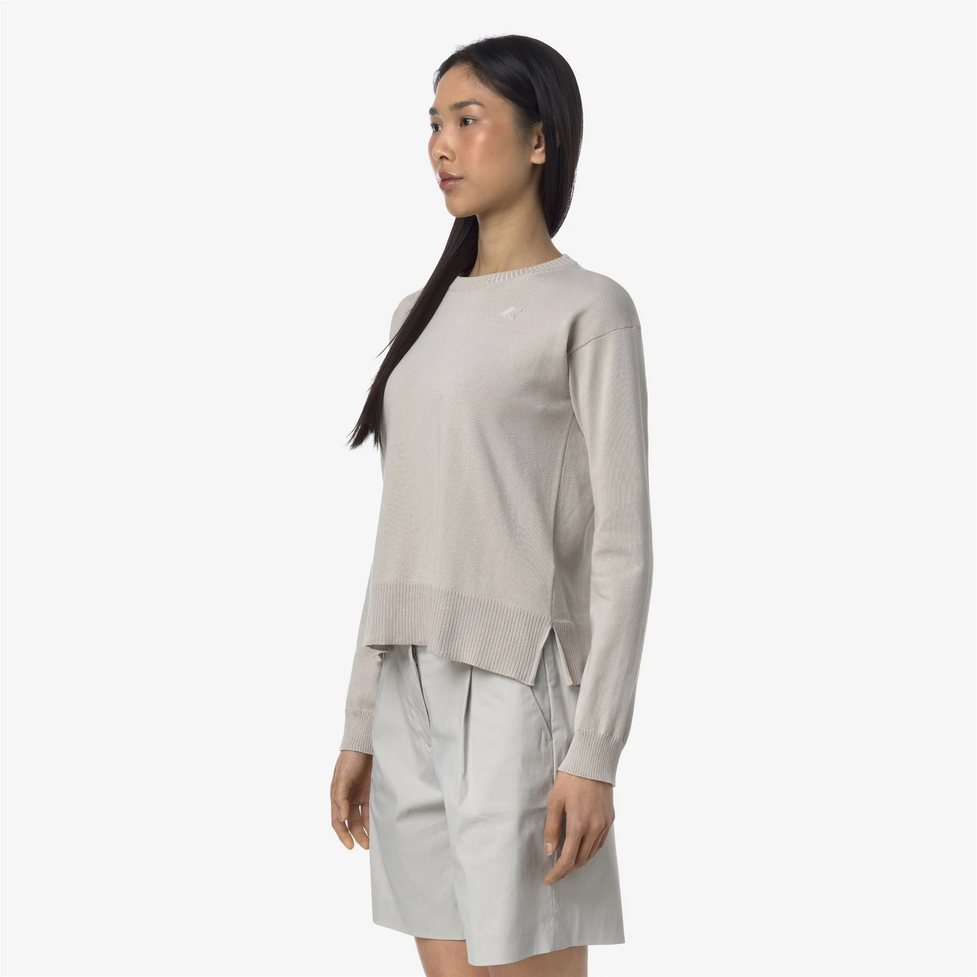 DOMITINE COTTON PS - KNITWEAR - Pull  Over - Woman - BEIGE LT - Image 4