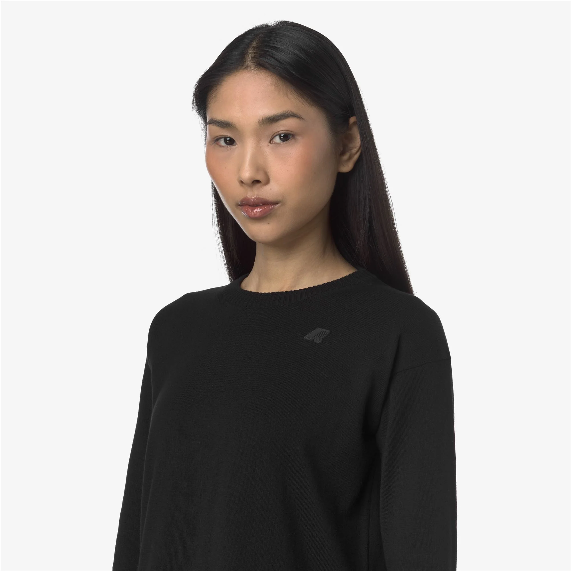 DOMITINE COTTON PS - KNITWEAR - Pull  Over - Woman - BLACK PURE - Image 2
