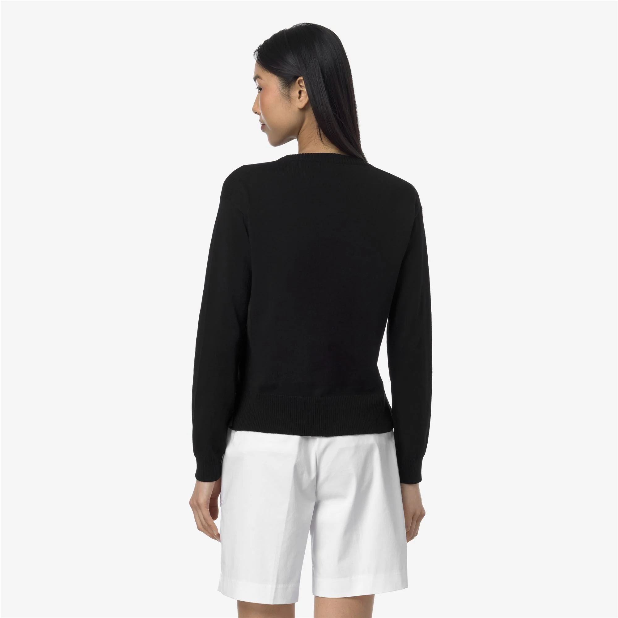 DOMITINE COTTON PS - KNITWEAR - Pull  Over - Woman - BLACK PURE - Image 5