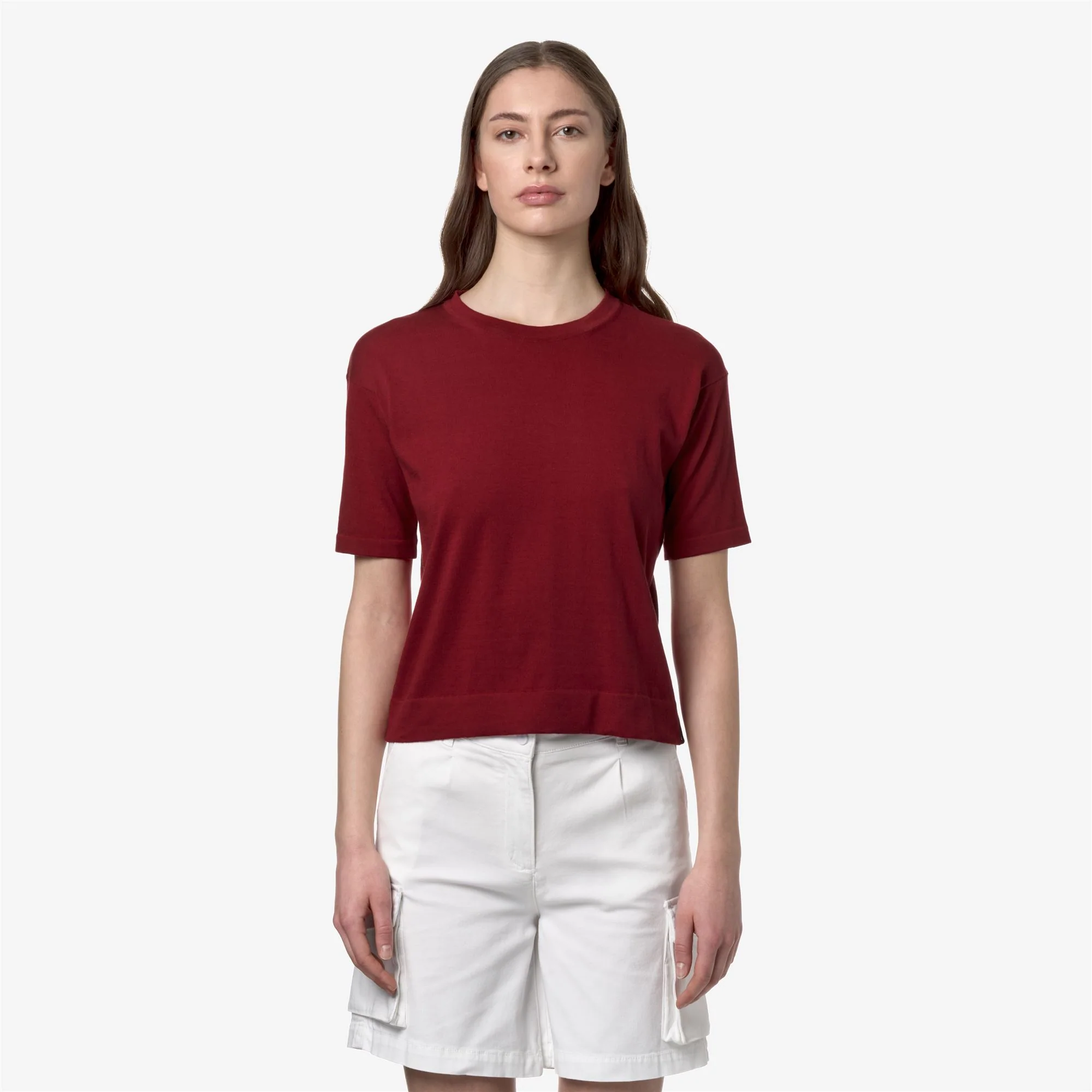 ESMER - KNITWEAR - Pull  Over - Woman - RED DK - Image 3