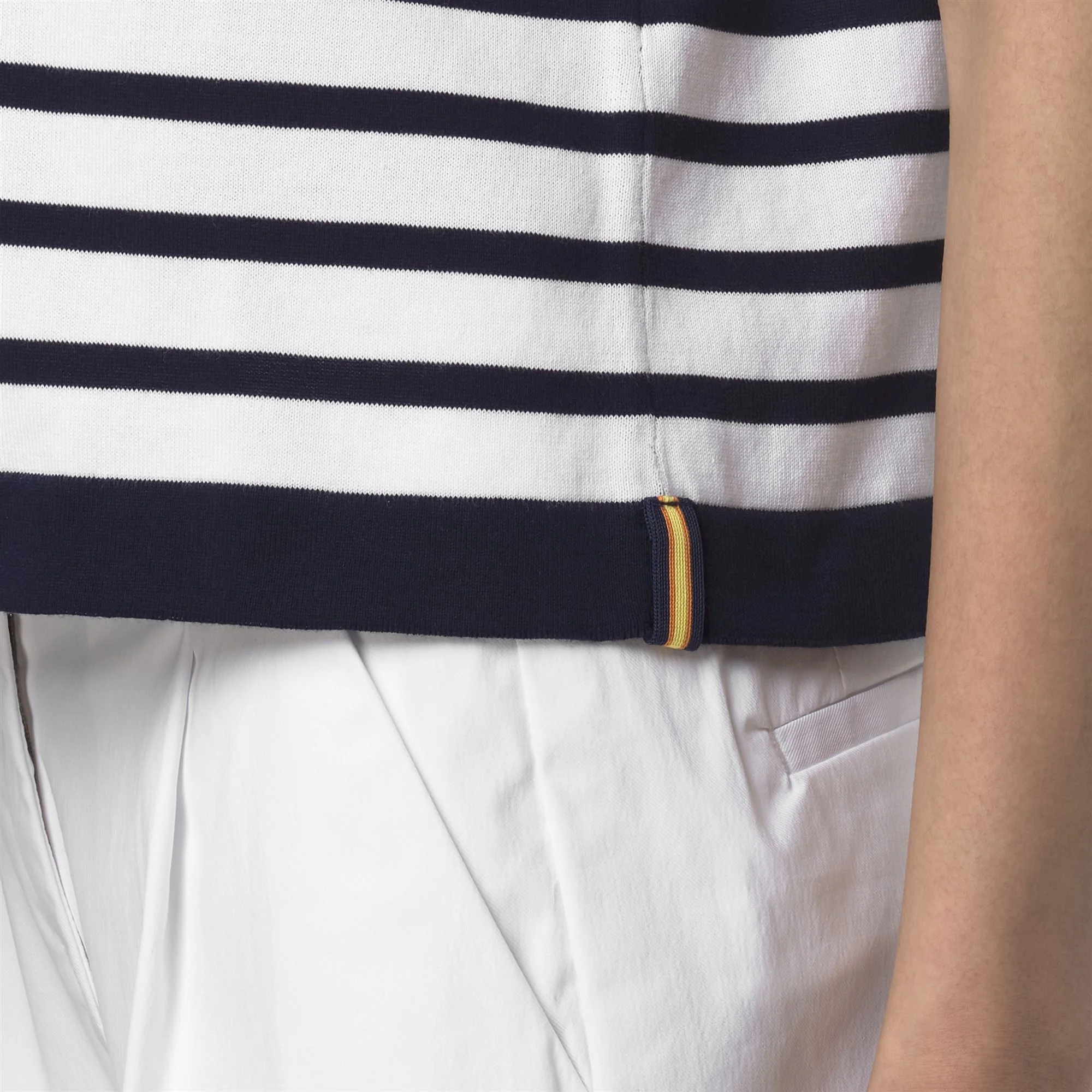 GERI STRIPES - KNITWEAR - Vest - Woman - WHITE-BLUE DEPTH - Image 2