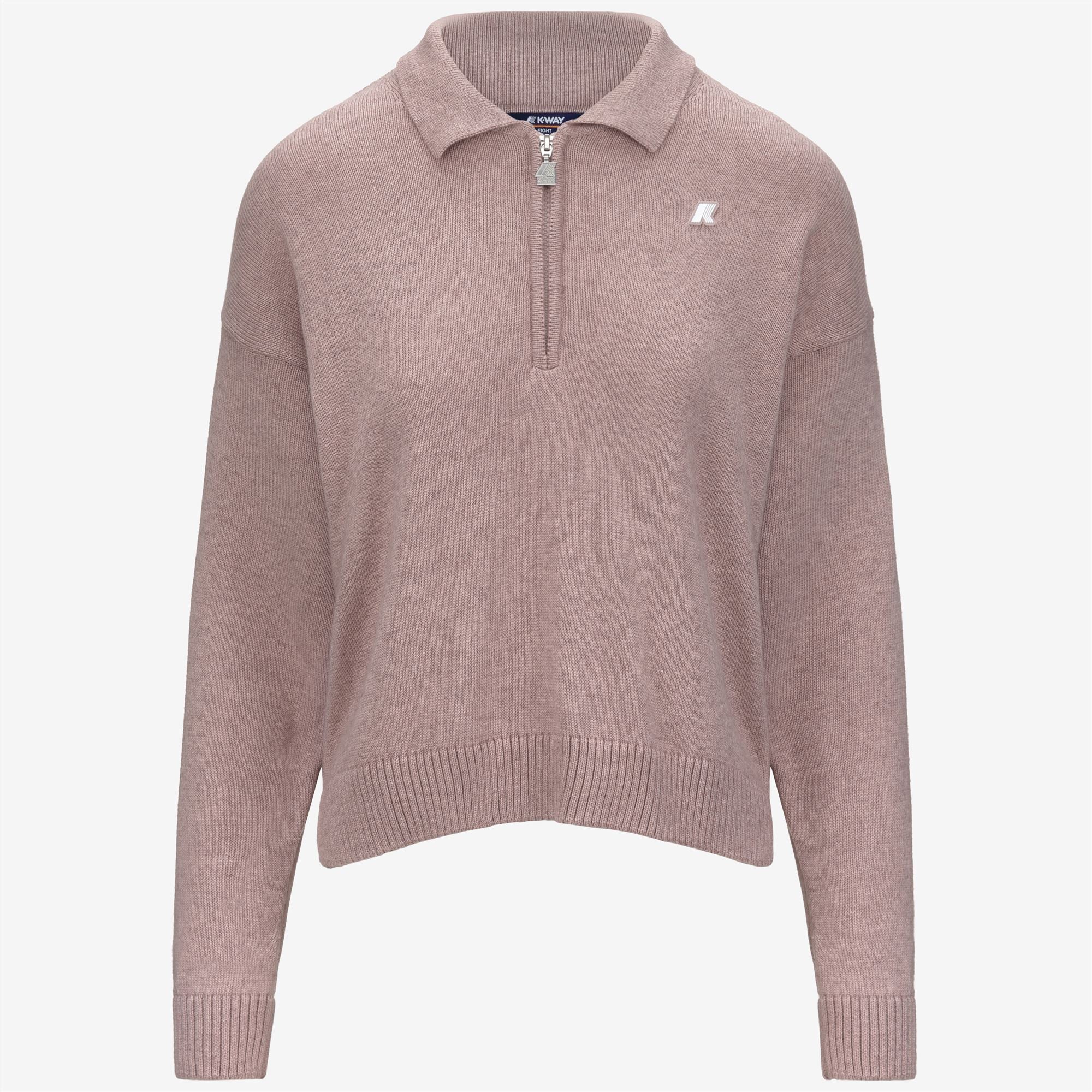 GRAMARNIER COTTON CASHMERE AF - KNITWEAR - Pull  Over - Woman - PINK FAWN MEL - Image 6
