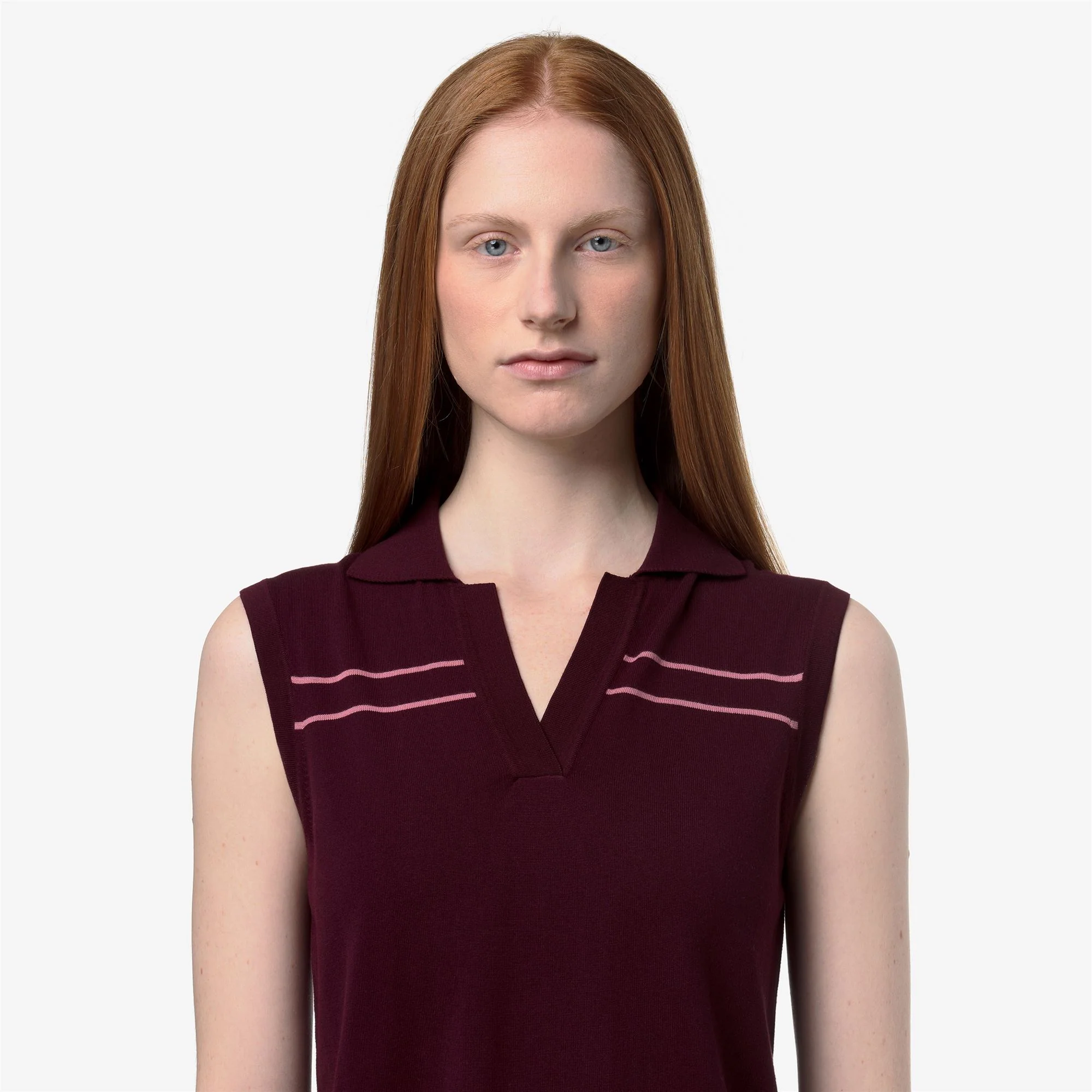 JALIGNE STRIPES - KNITWEAR - Vest - Woman - VIOLET BURNISHED-VIOLET PINKISH - Image 2