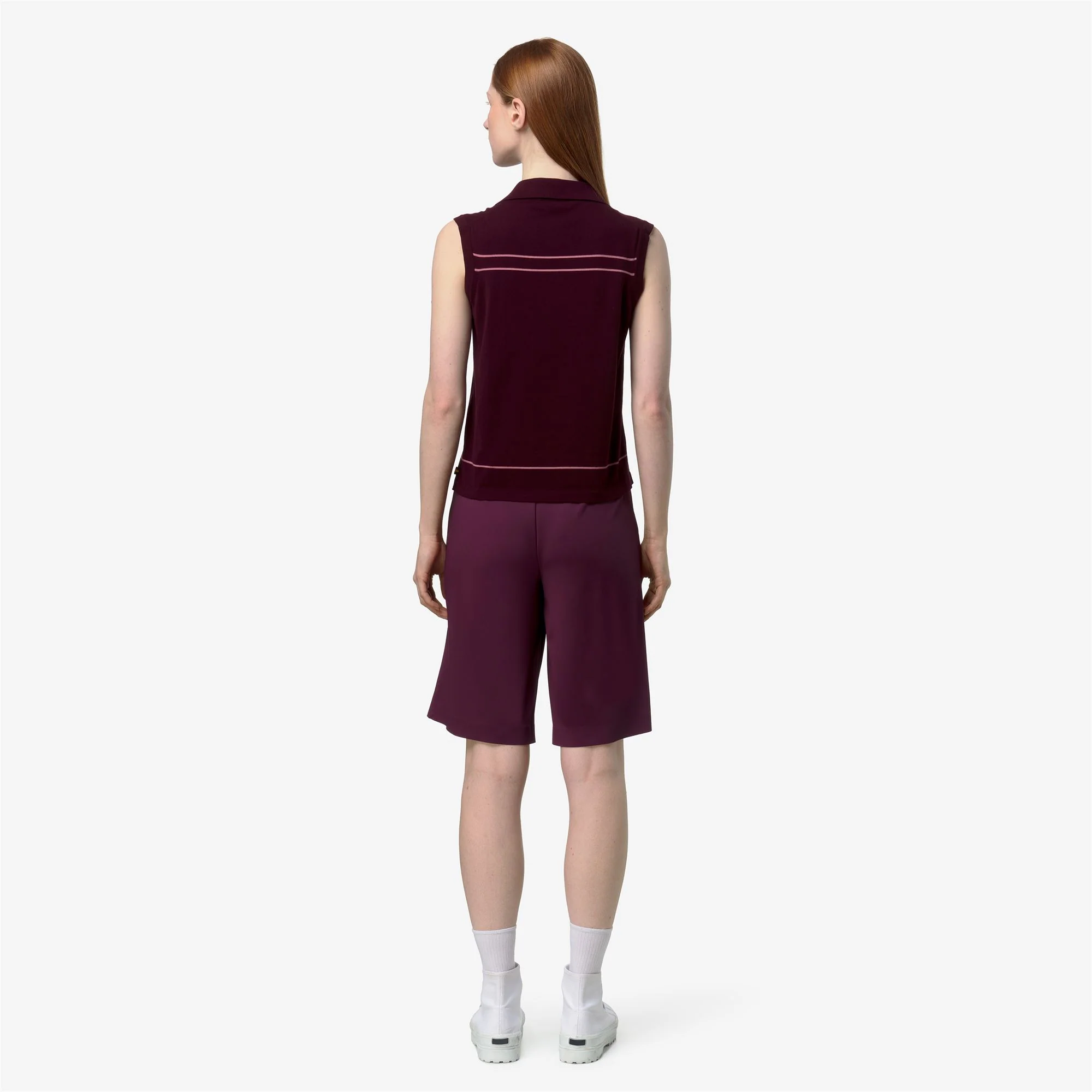 JALIGNE STRIPES - KNITWEAR - Vest - Woman - VIOLET BURNISHED-VIOLET PINKISH - Image 5