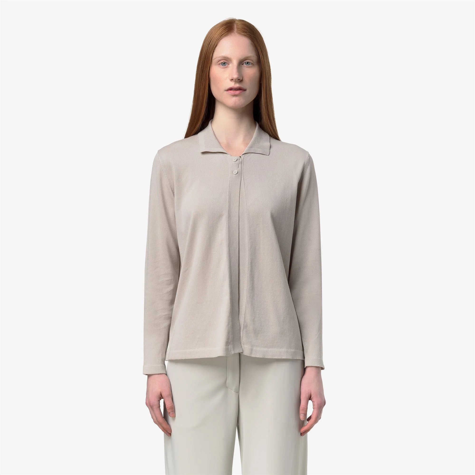 LENID - KNITWEAR - Jacket - Woman - BEIGE LT - Image 3