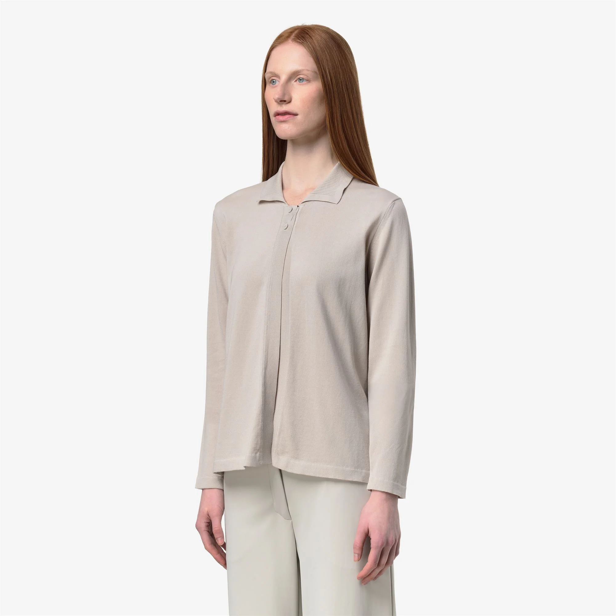 LENID - KNITWEAR - Jacket - Woman - BEIGE LT - Image 4