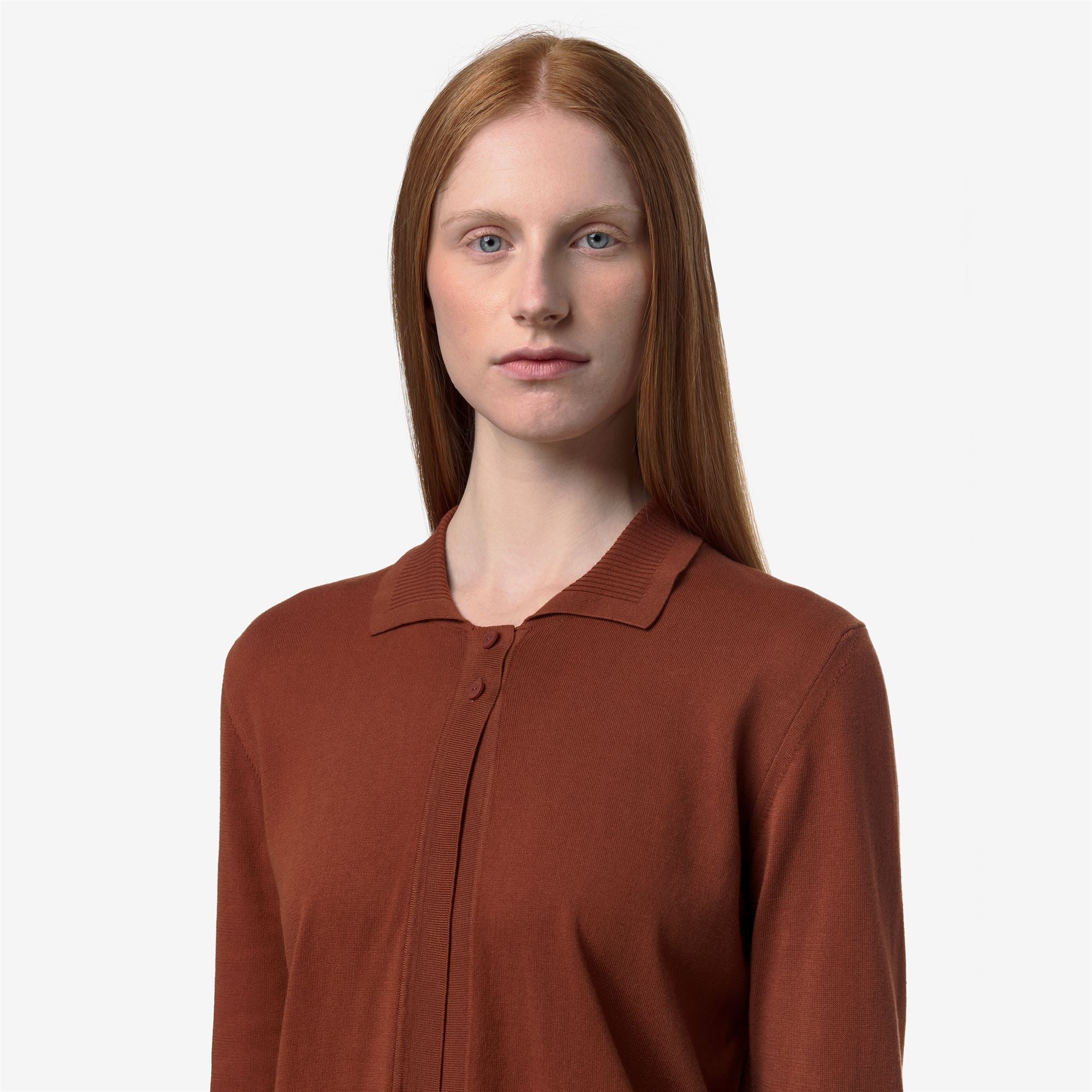 LENID - KNITWEAR - Jacket - Woman - BROWN REDDISH - Image 2