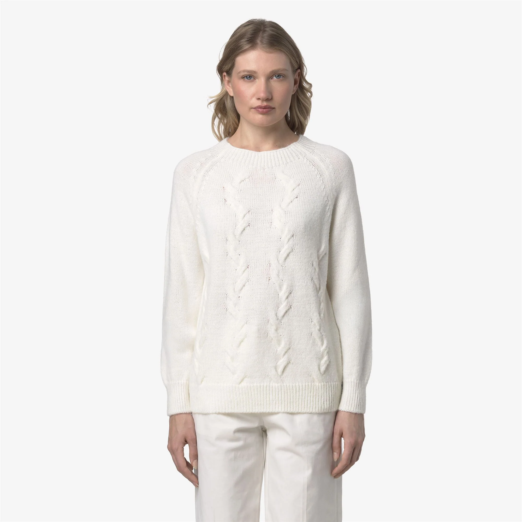 LYSA - KNITWEAR - Pull  Over - Woman - WHITE GARDENIA - Image 3
