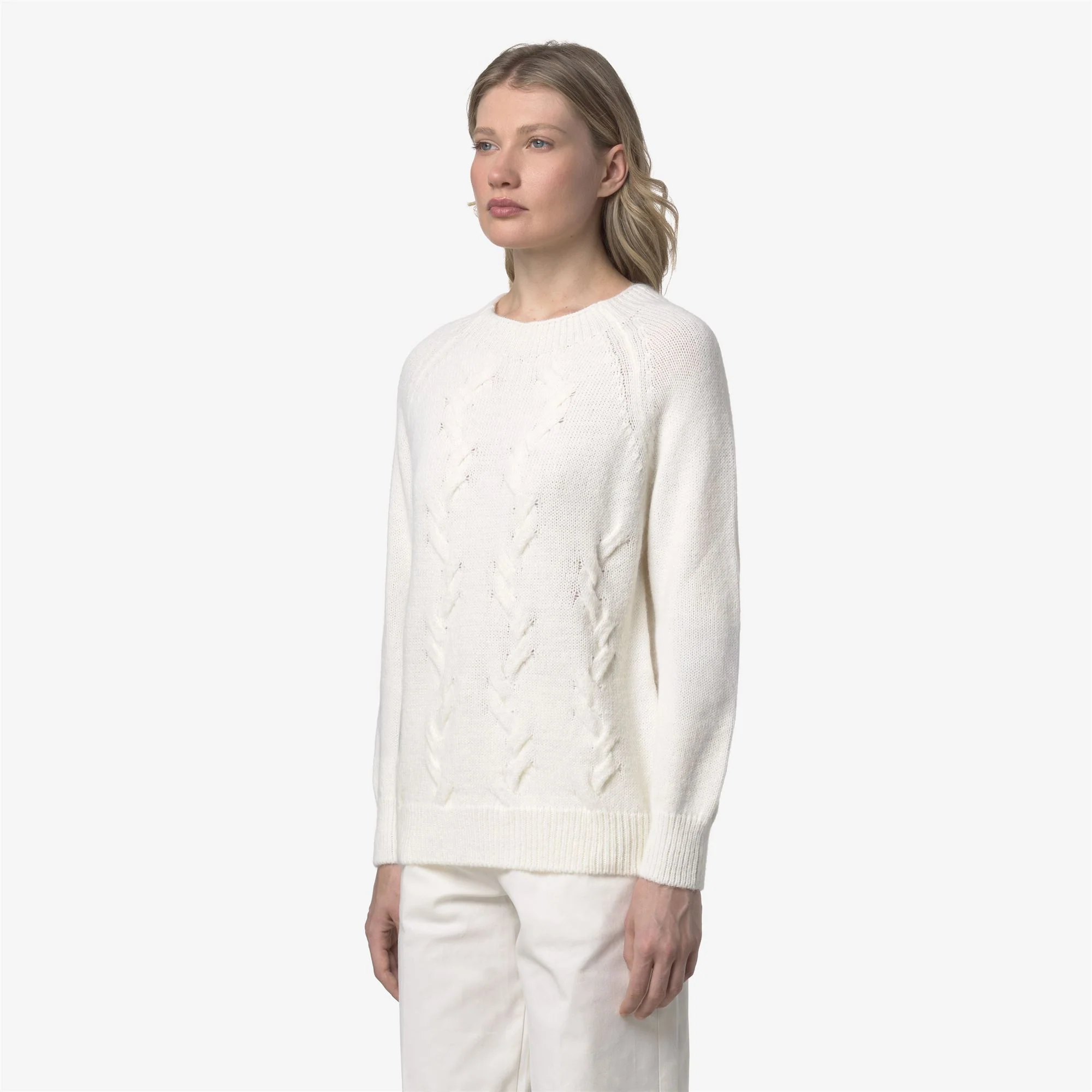 LYSA - KNITWEAR - Pull  Over - Woman - WHITE GARDENIA - Image 4