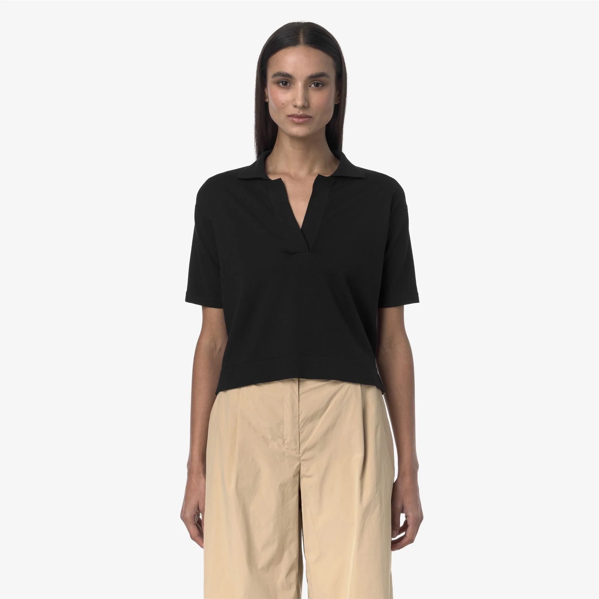 MARLHES - KNITWEAR - Polo - Woman - BLACK PURE - Image 3