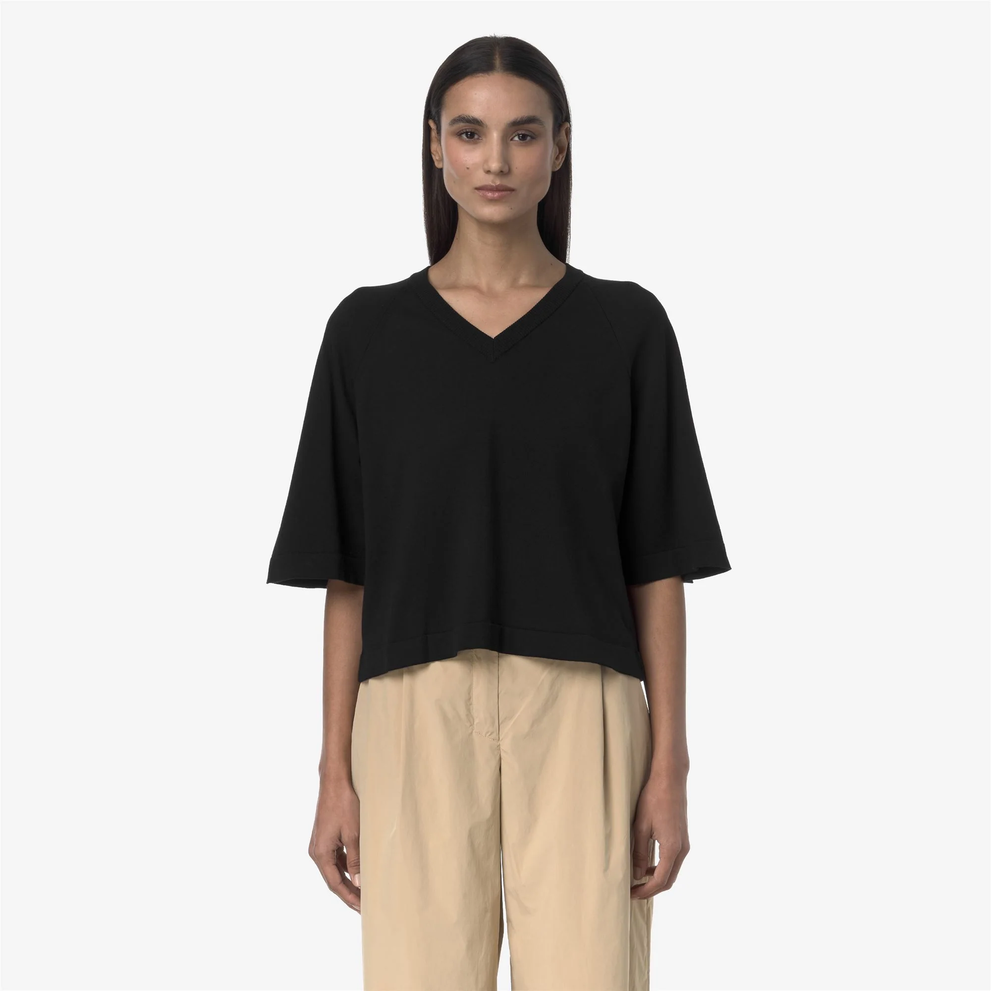 MAROL - KNITWEAR - Pull  Over - Woman - BLACK PURE - Image 3