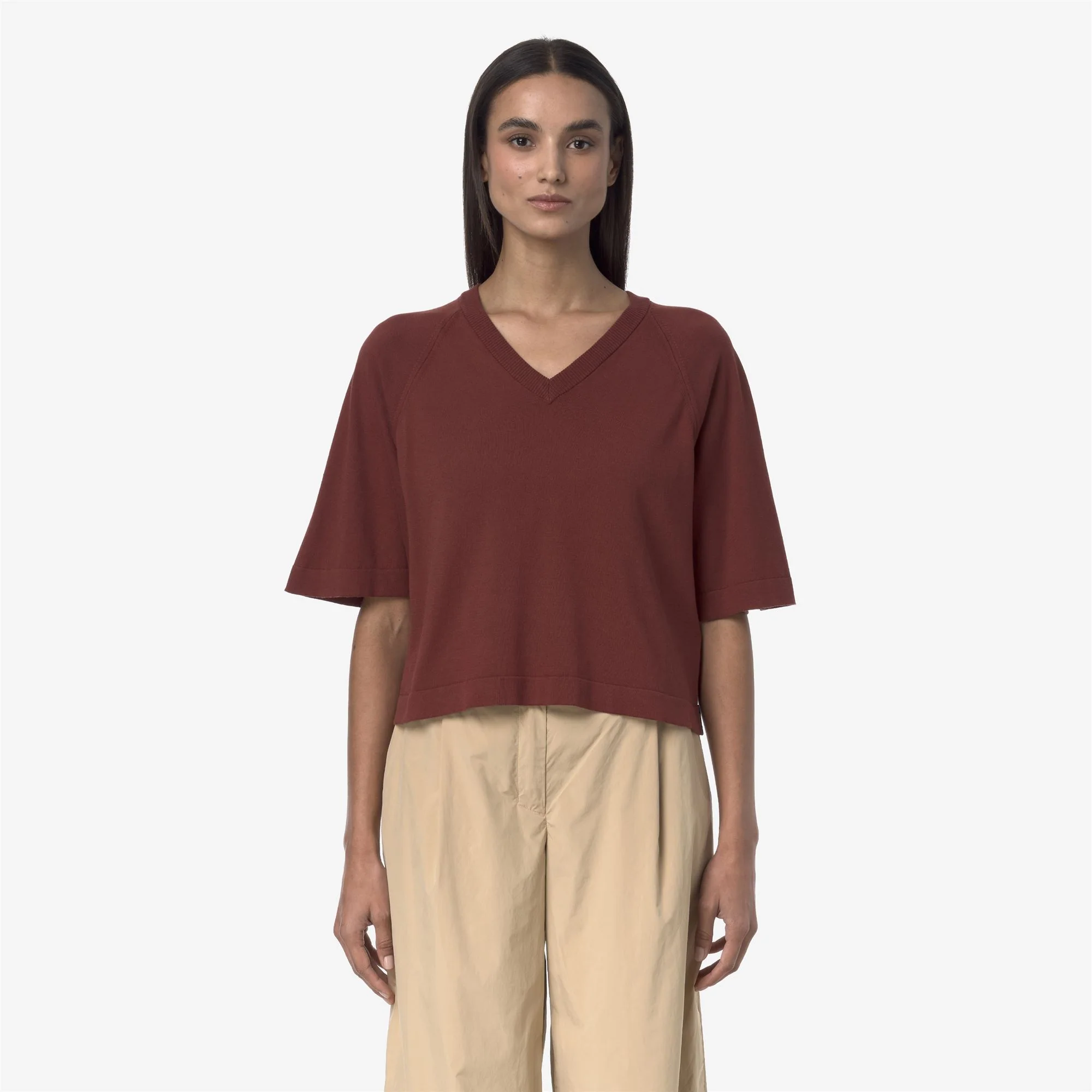MAROL - KNITWEAR - Pull  Over - Woman - BROWN FIERY - Image 3