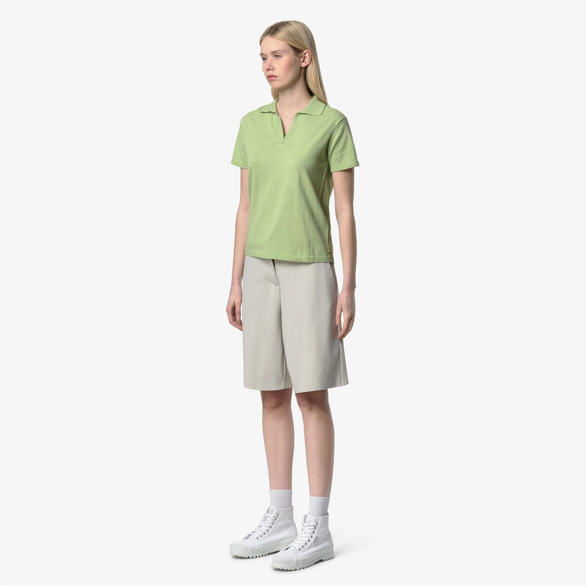 MAZARDY - KNITWEAR - Polo - Woman - GREEN LEAF - Image 4