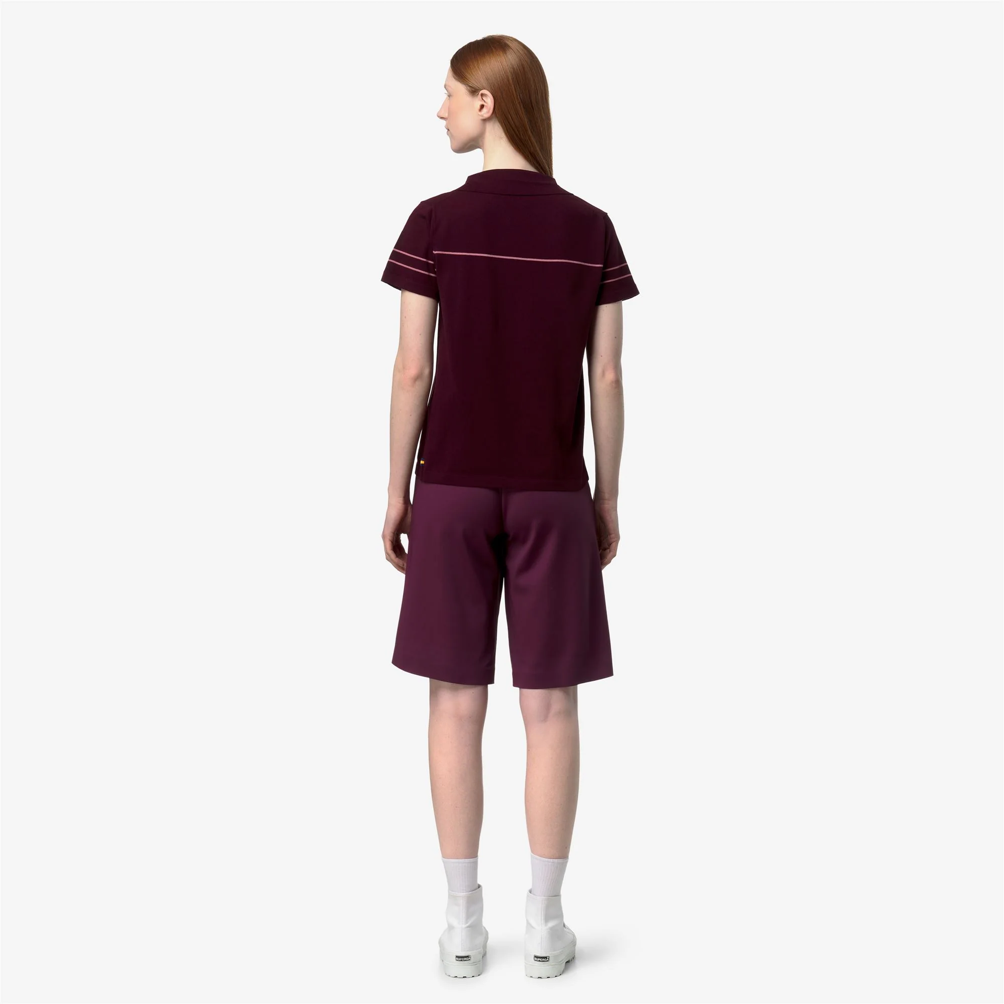 MAZARDY STRIPES - KNITWEAR - Polo - Woman - VIOLET BURNISHED-VIOLET PINKISH - Image 5