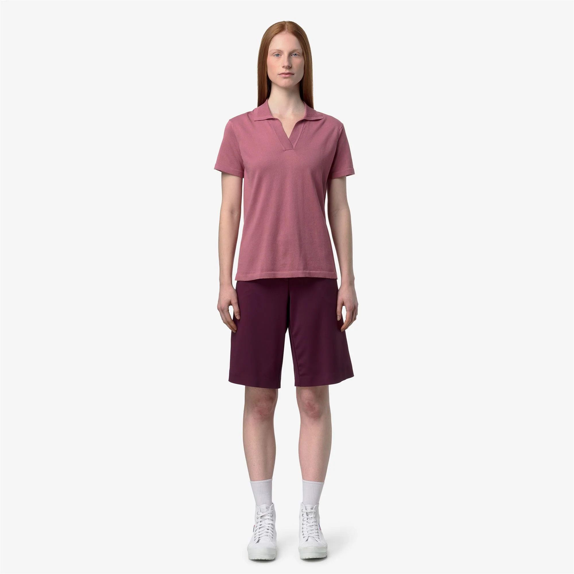 MAZARDY - KNITWEAR - Polo - Woman - VIOLET  PINKISH - Image 3