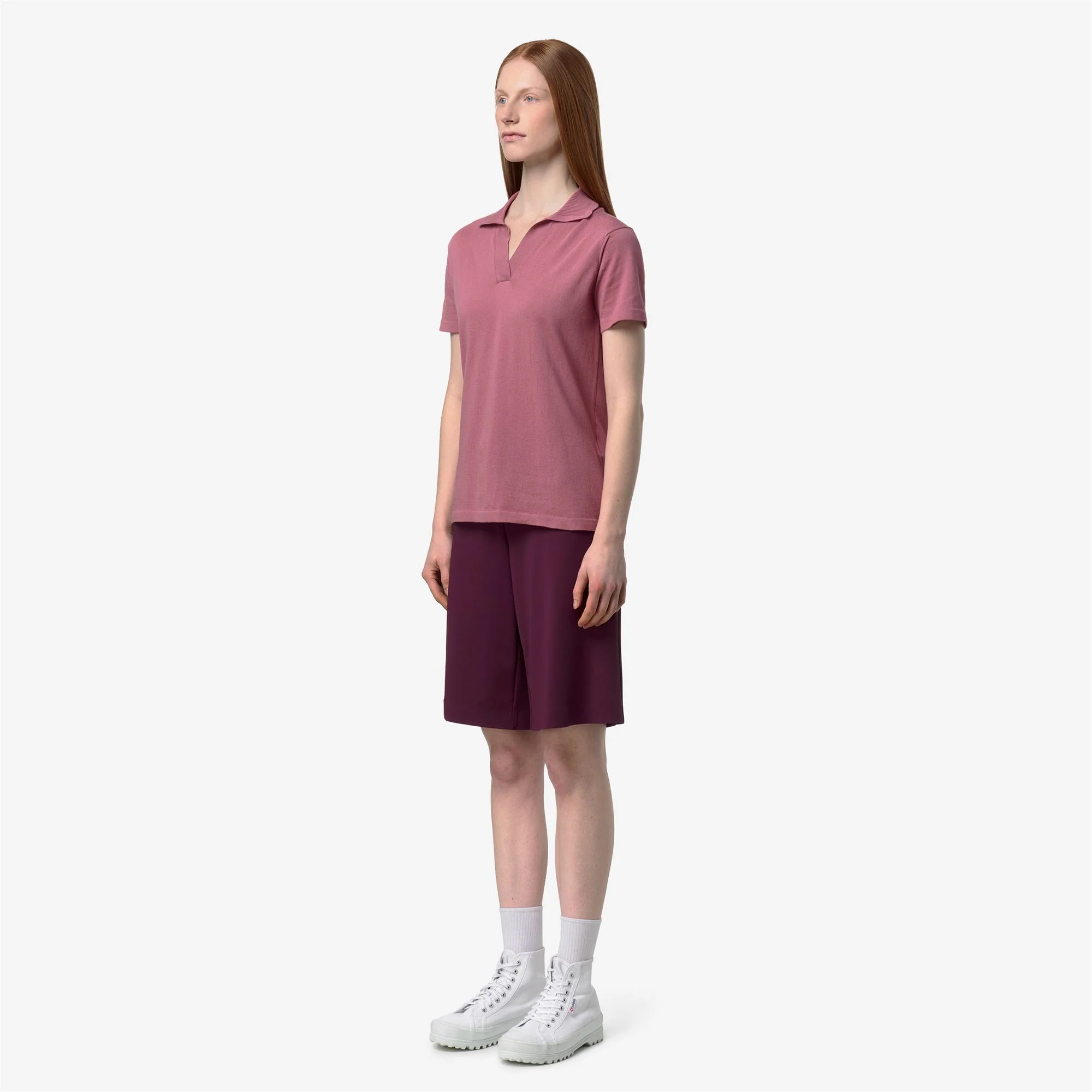 MAZARDY - KNITWEAR - Polo - Woman - VIOLET  PINKISH - Image 4