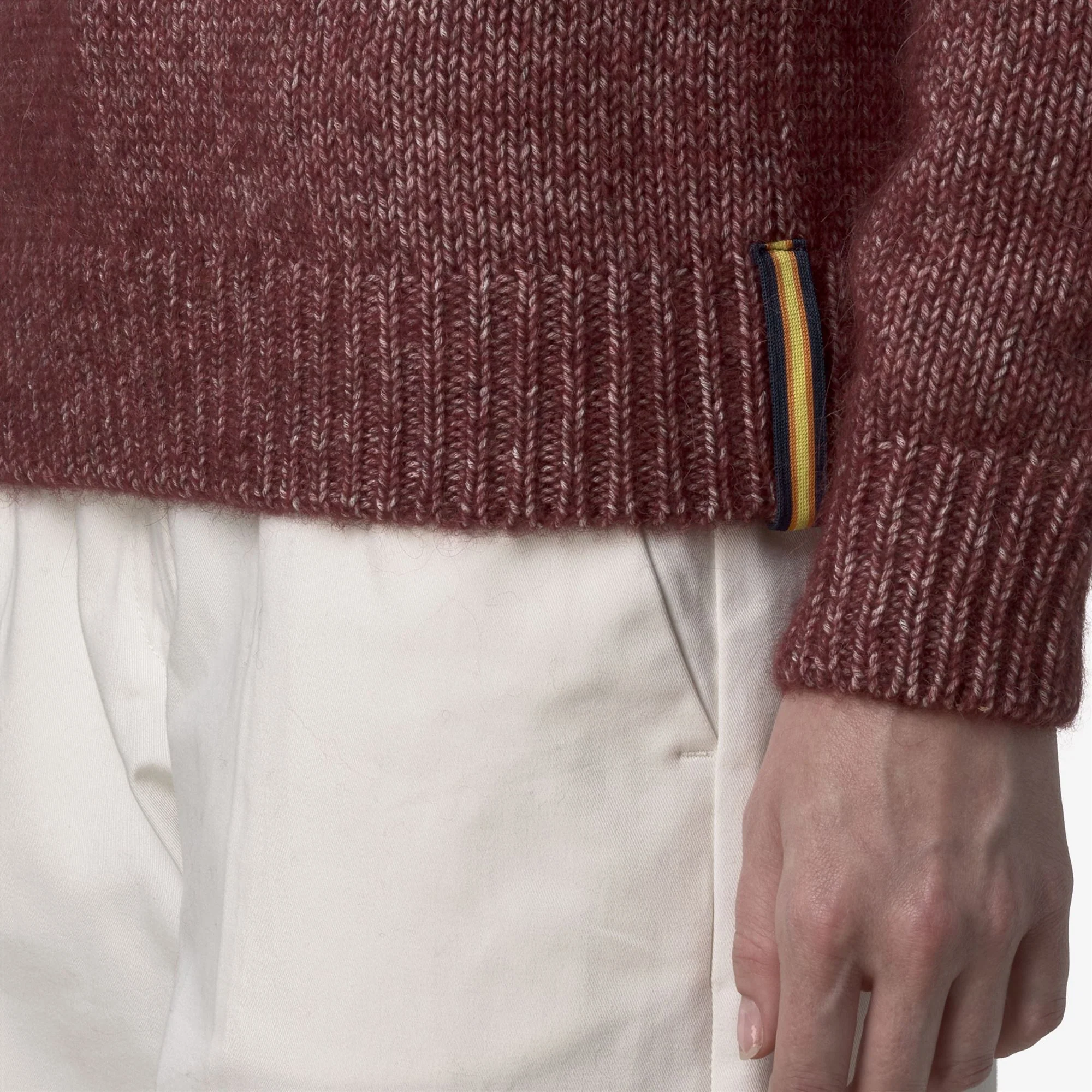 TERRY - KNITWEAR - Pull  Over - Woman - RED-OFF WHITE - Image 2
