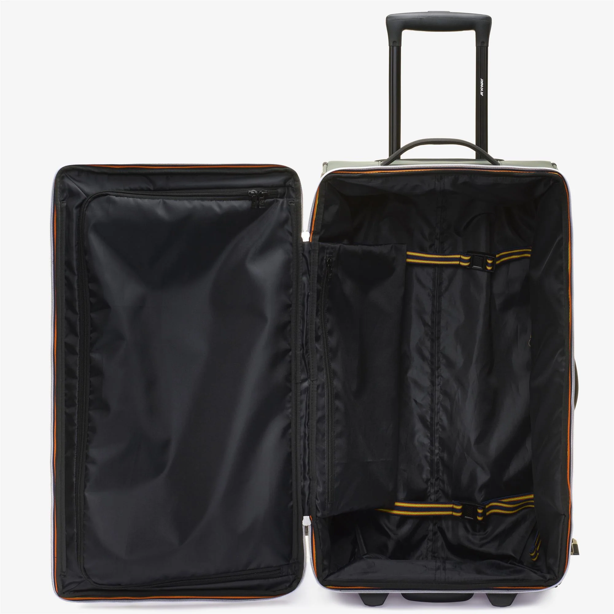 BLOSSAC M - Luggage Bags - Trolley - Unisex - GREEN BLACKISH-BLACK PURE - Image 3
