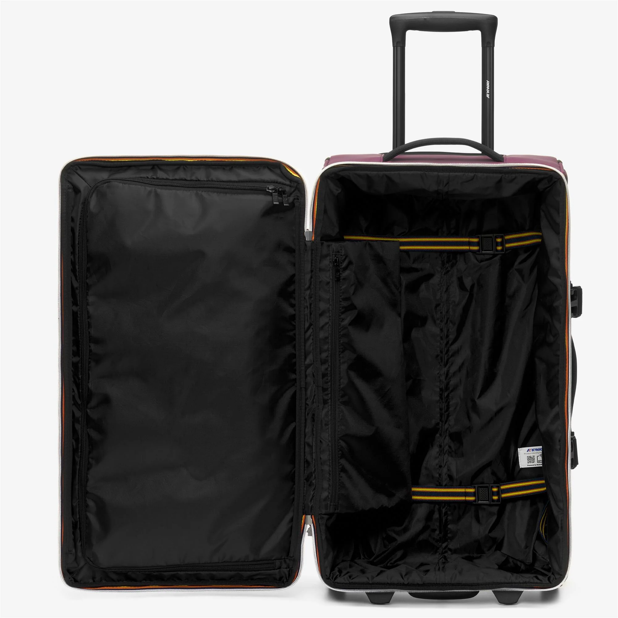 BLOSSAC M - Luggage Bags - Trolley - Unisex - VIOLET MAUVE WINE-BLACK PURE - Image 3