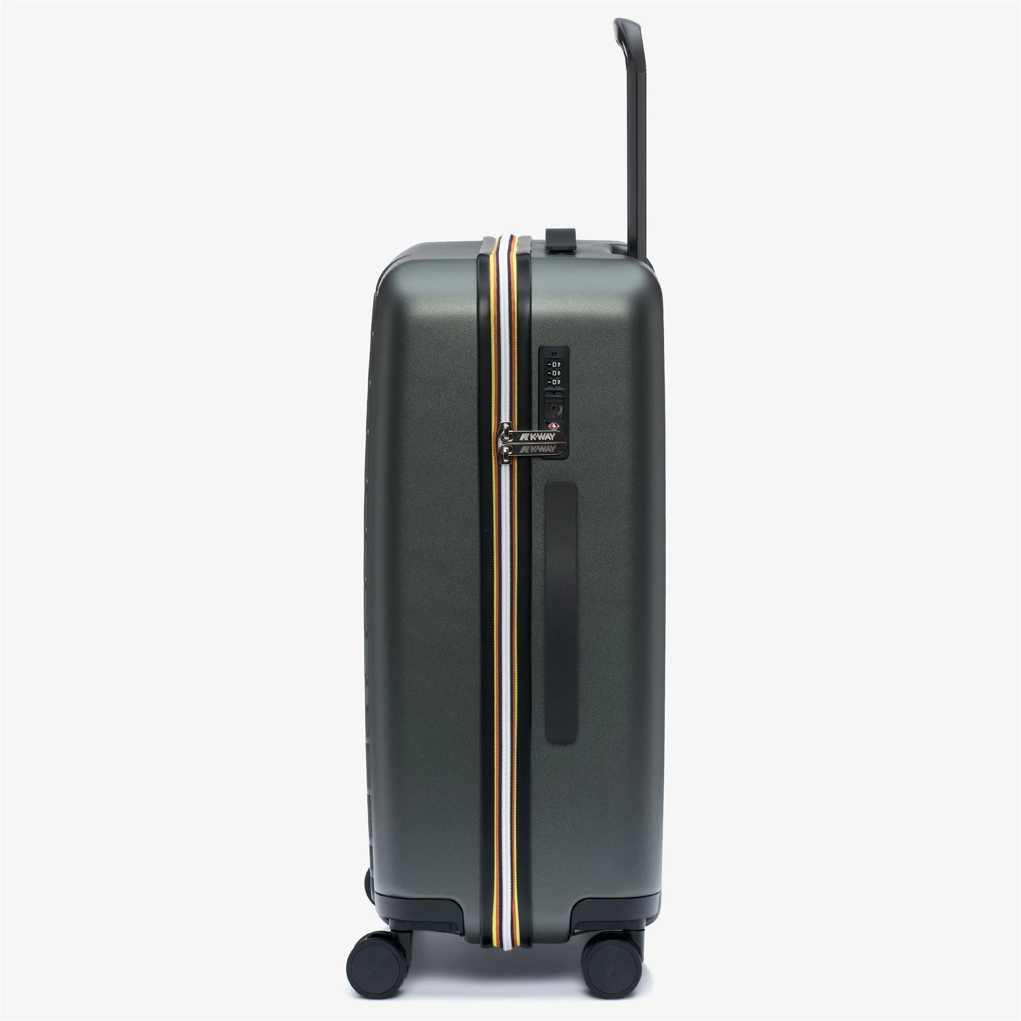 EUDOXIEUR LOGO - Luggage Bags - Trolley - Unisex - GREEN BLACKISH - Image 2
