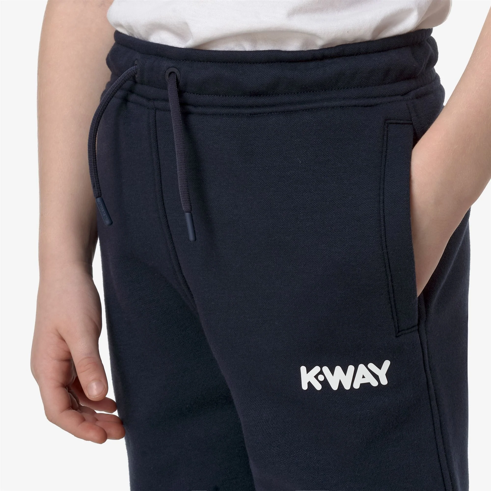 P. BUVEL PC LETTERING - Pants - Sport Trousers - Boy - BLUE DEPTH-BEIGE GREY - Image 2