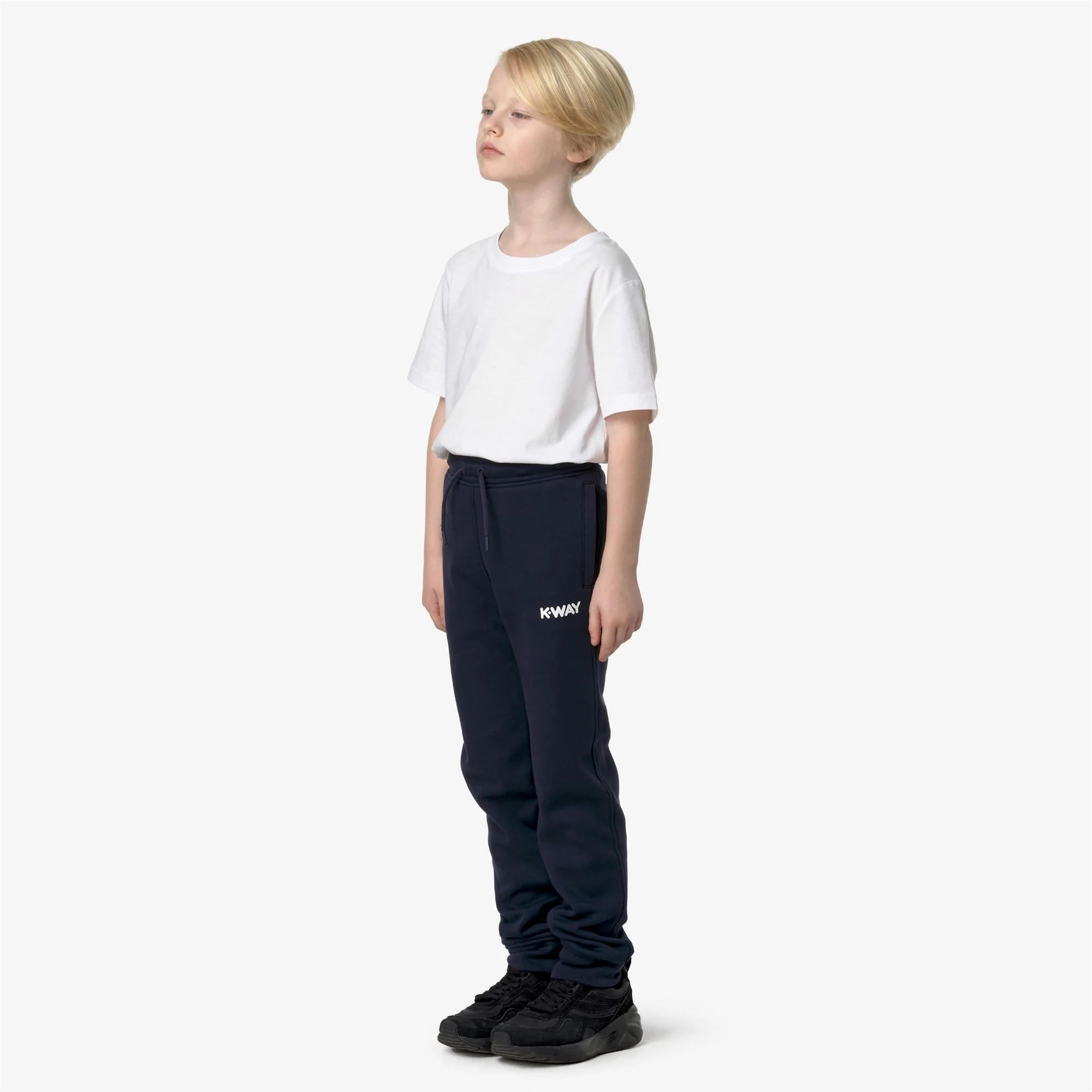 P. BUVEL PC LETTERING - Pants - Sport Trousers - Boy - BLUE DEPTH-BEIGE GREY - Image 4