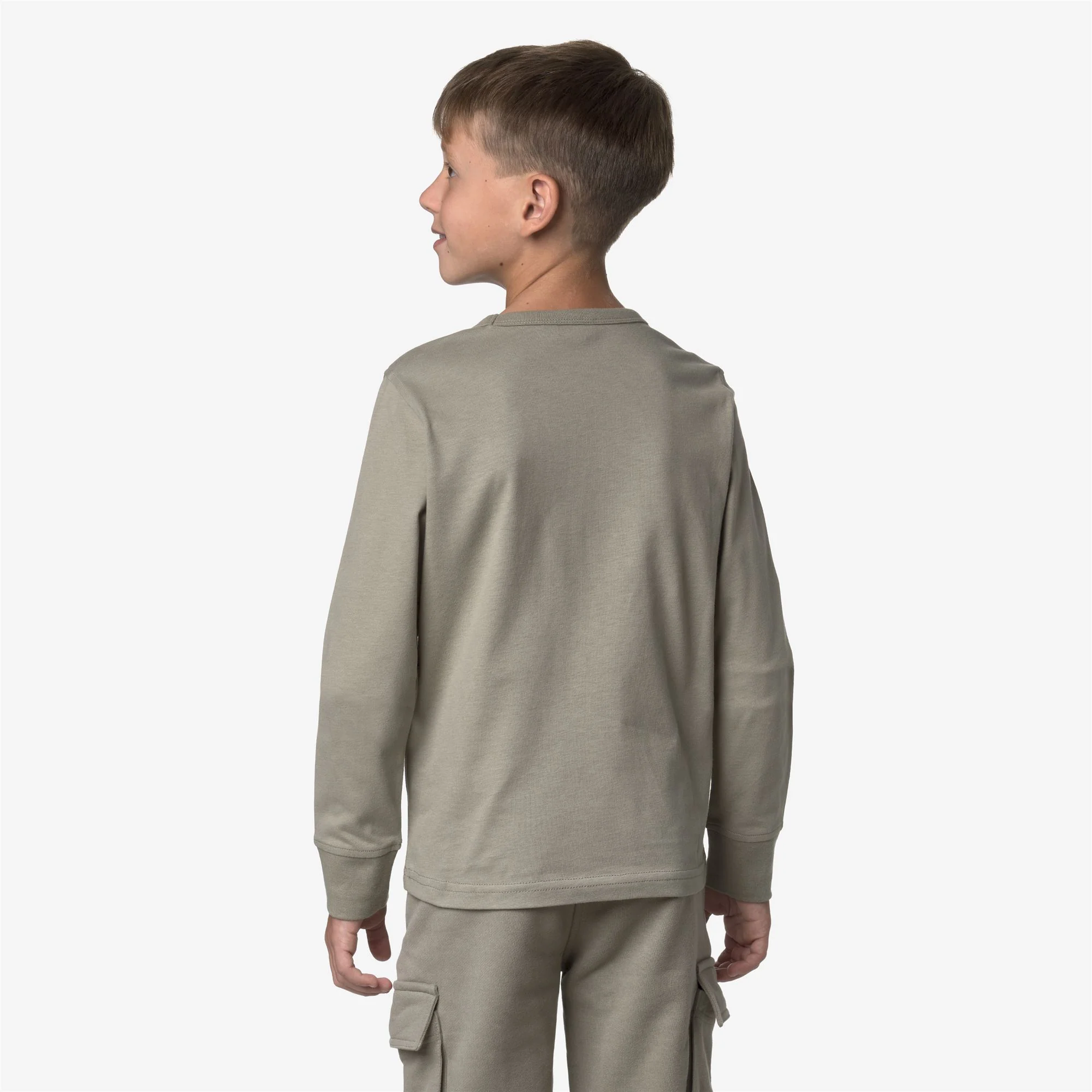 P. MICK FLEECE PEACH - Pants - Sport Trousers - Boy - GREEN OAK - Image 5