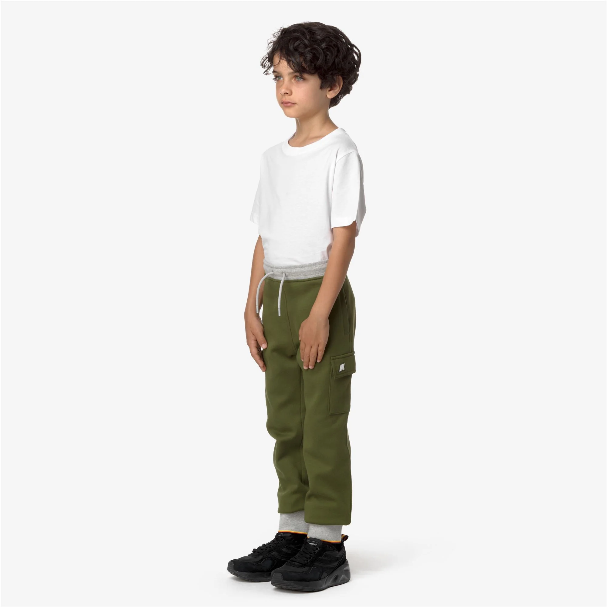 P. MICK STRIPES - Pants - Sport Trousers - Boy - GREEN CYPRESS - Image 4
