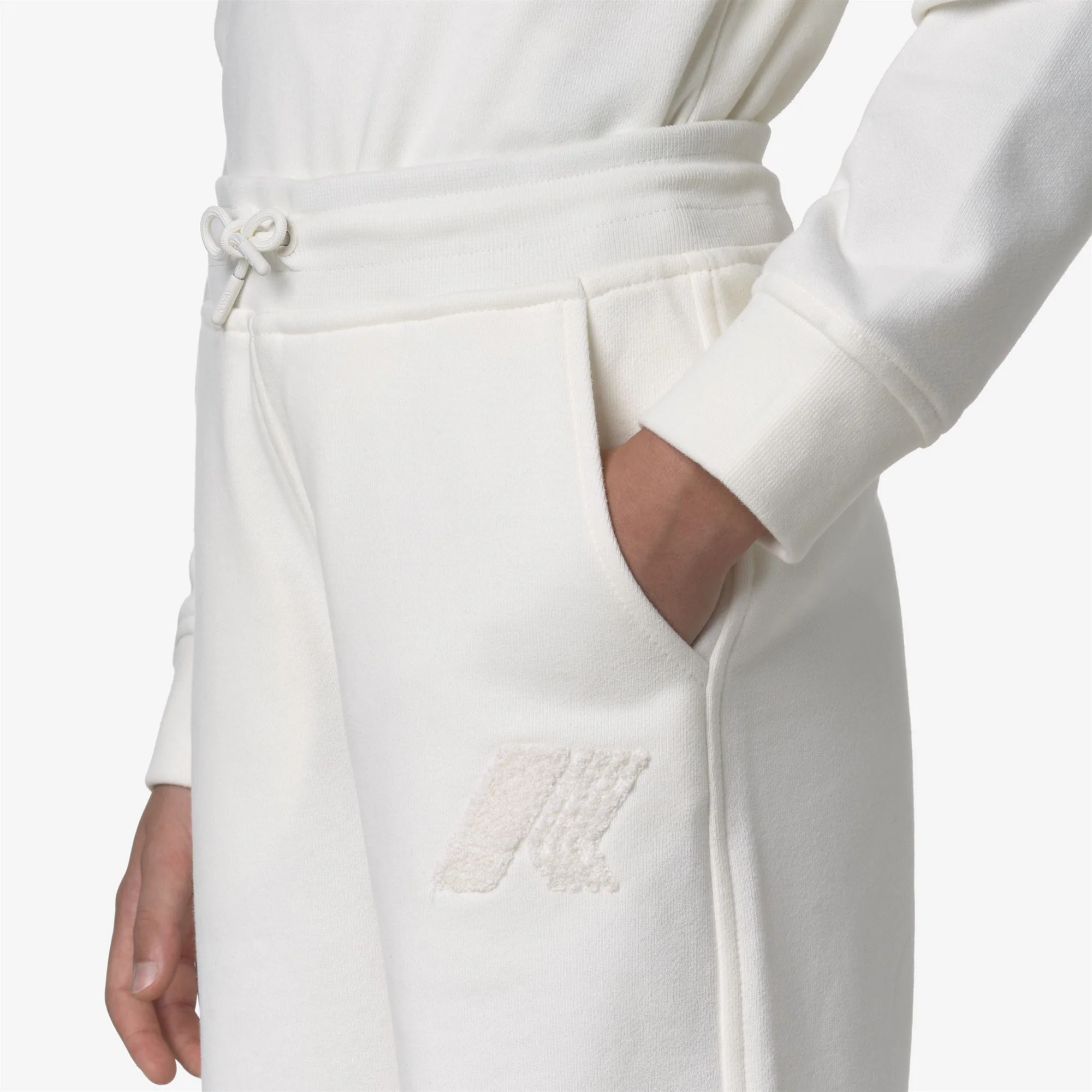 P. GIN FP K SPONGE - Pants - Sport Trousers - Girl - WHITE GARDENIA - Image 2