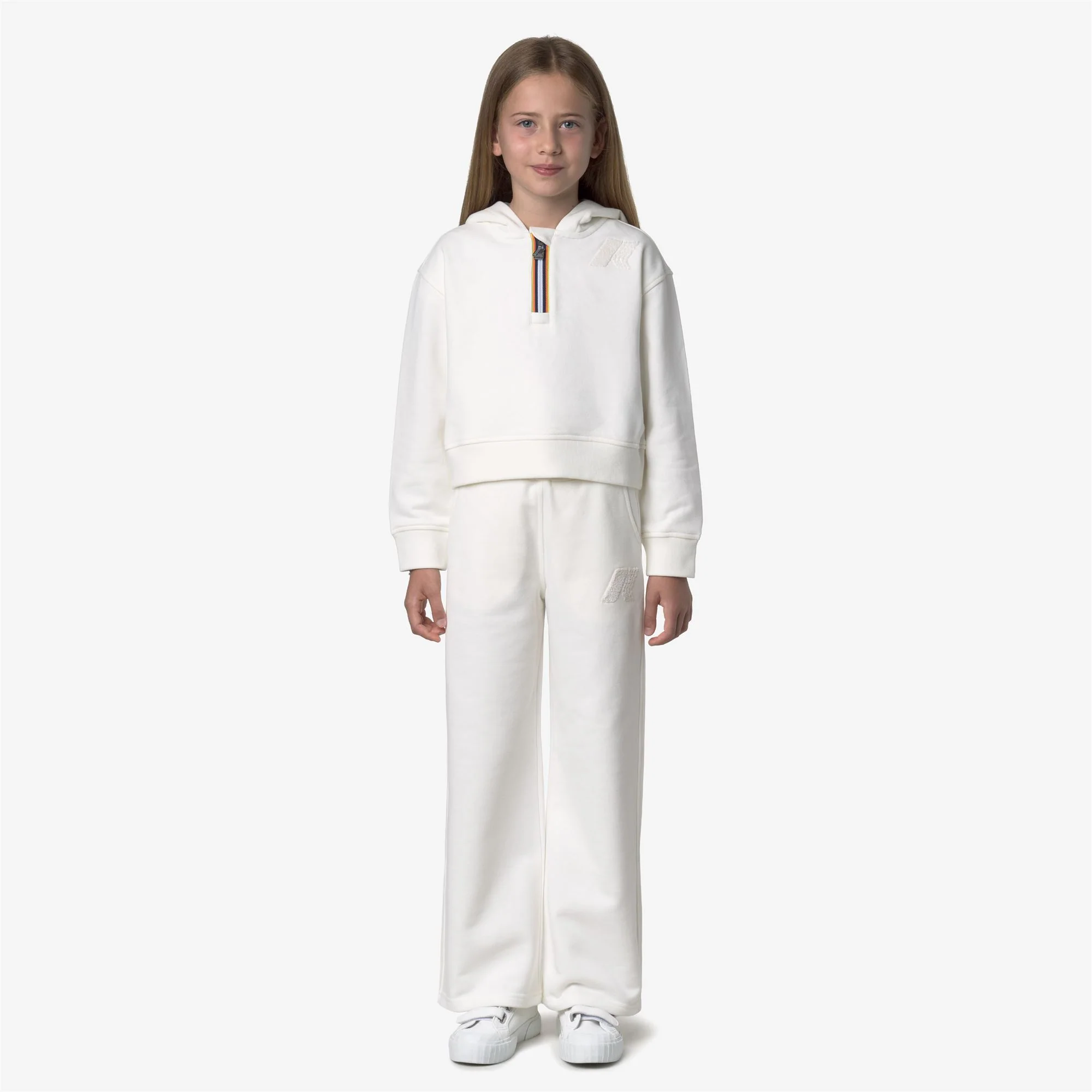 P. GIN FP K SPONGE - Pants - Sport Trousers - Girl - WHITE GARDENIA - Image 3