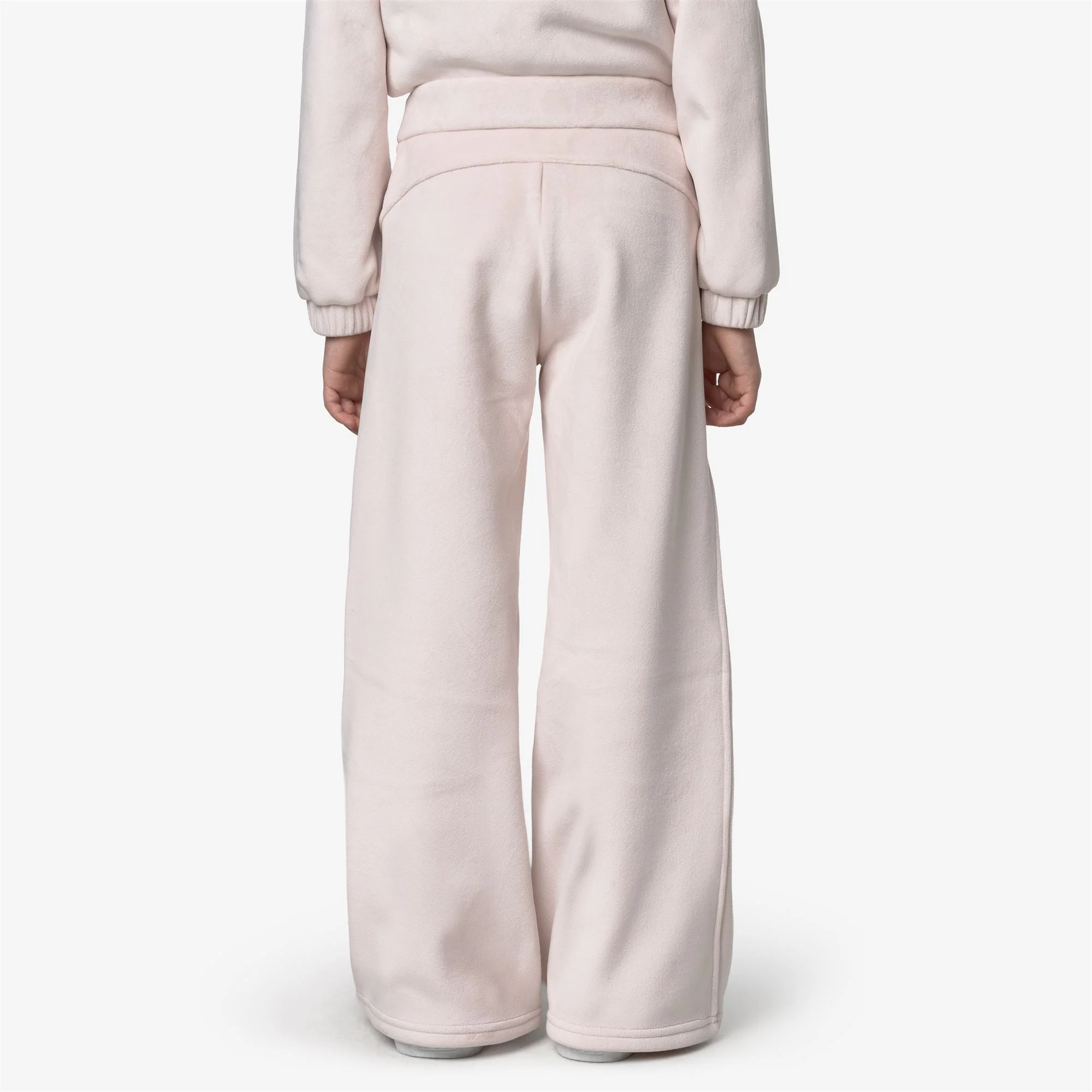 P. JENNY VELOUR POLAR - Pants - Sport Trousers - Girl - ROSE HUSHED-WHITE GARDENIA - Image 5