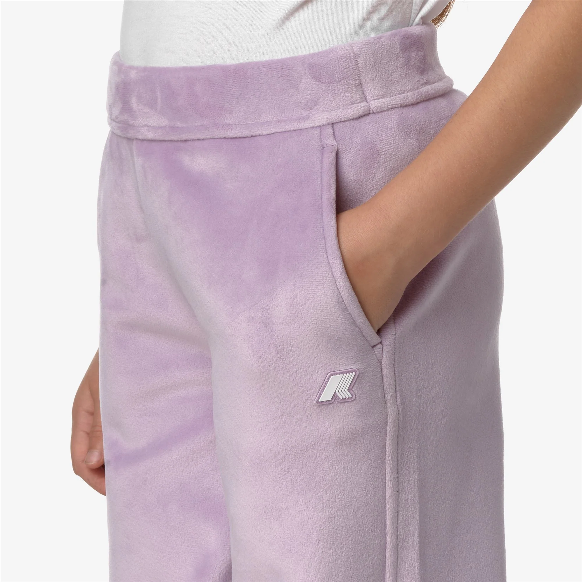 P. JENNY VELOUR POLAR - Pants - Sport Trousers - Girl - VIOLET LT LILAC - Image 2