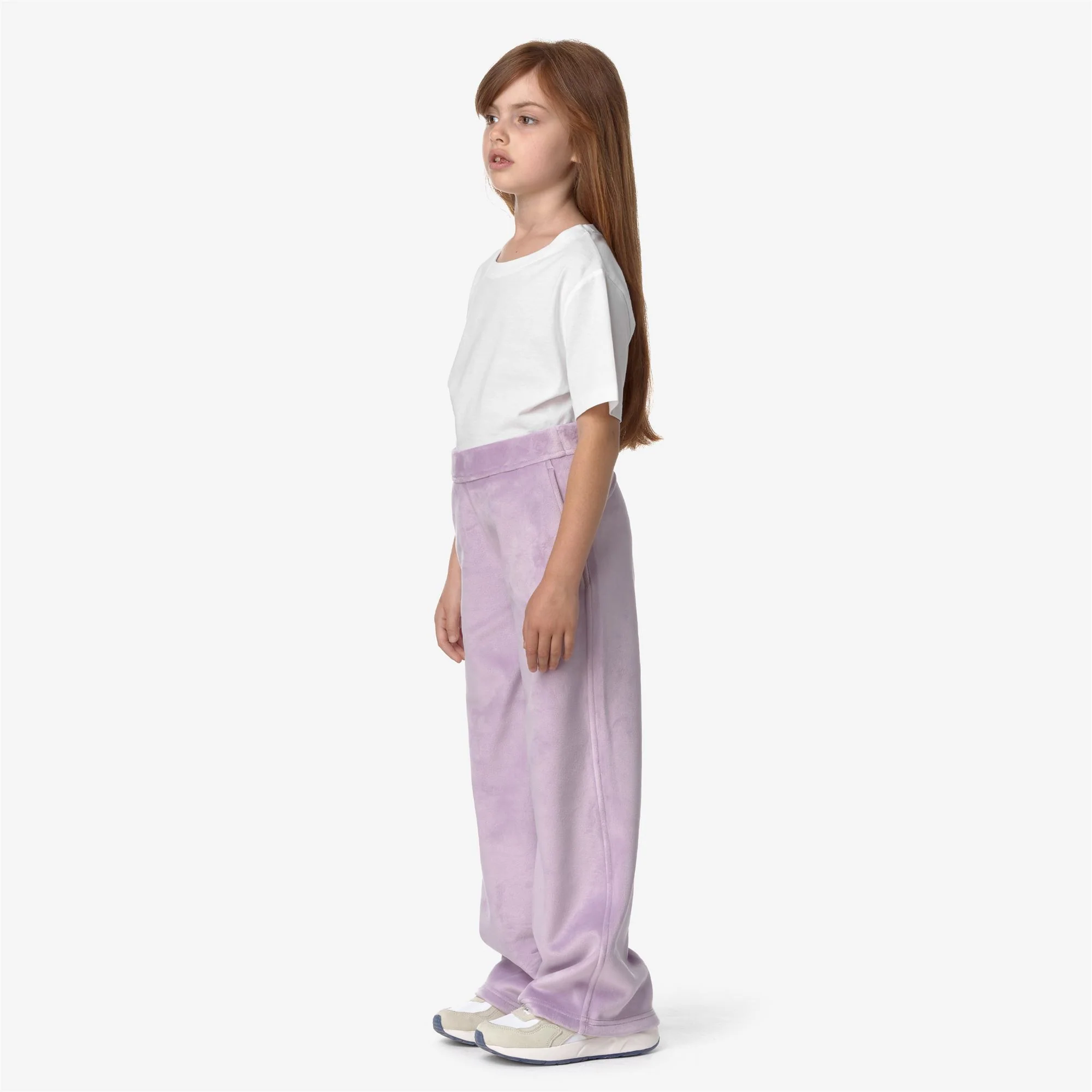 P. JENNY VELOUR POLAR - Pants - Sport Trousers - Girl - VIOLET LT LILAC - Image 4